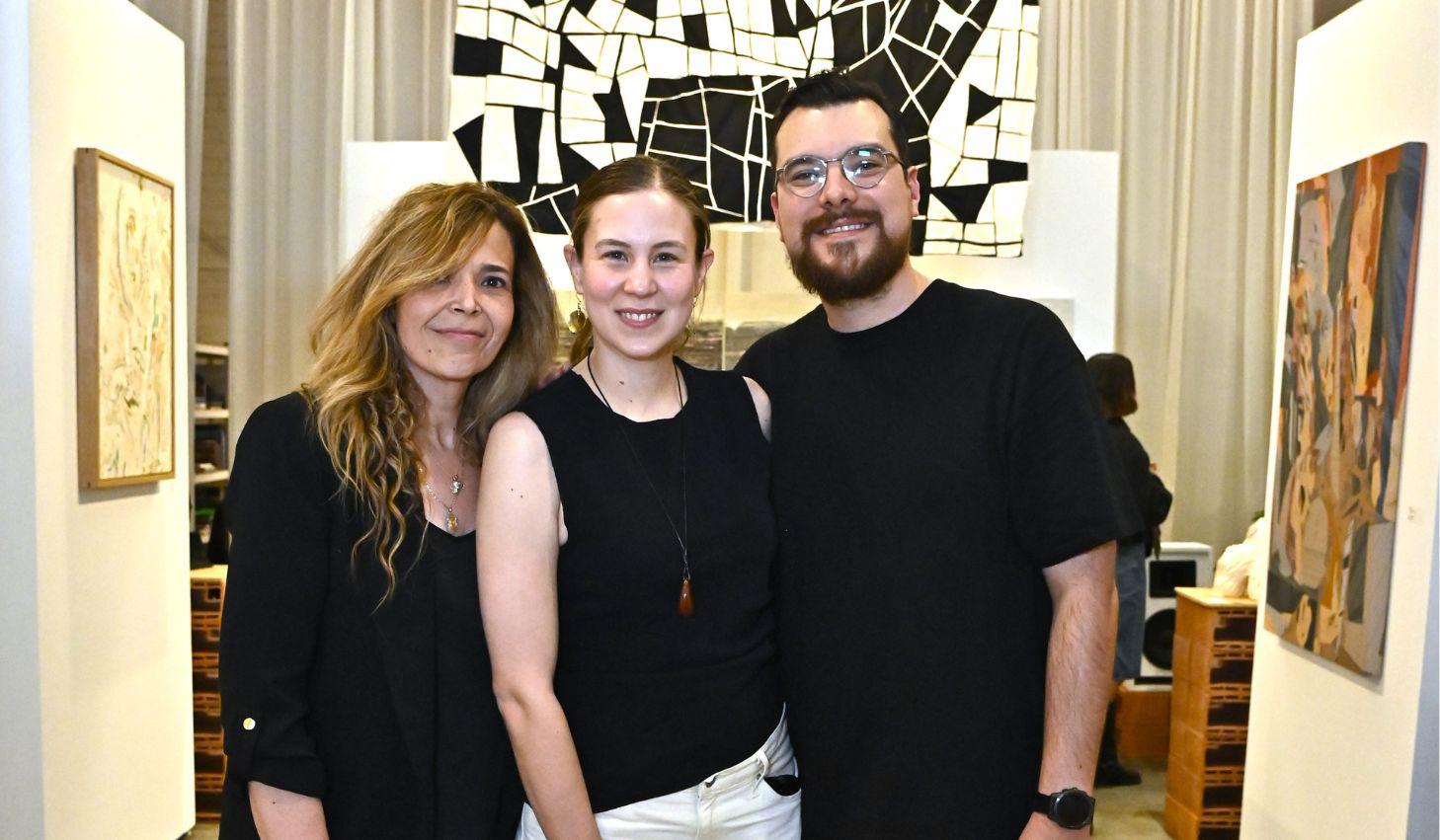Carlota Torres, Mariela Gutiérrez y Daniel Chaparro.
