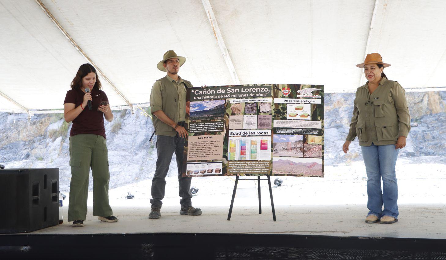 Mariana Leal, directora de Conservación San Lorenzo A.C.; Andrés Eduardo Bermúdez y Belinda Espinosa, expertos, participaron en las actividades de esta segunda edición.
