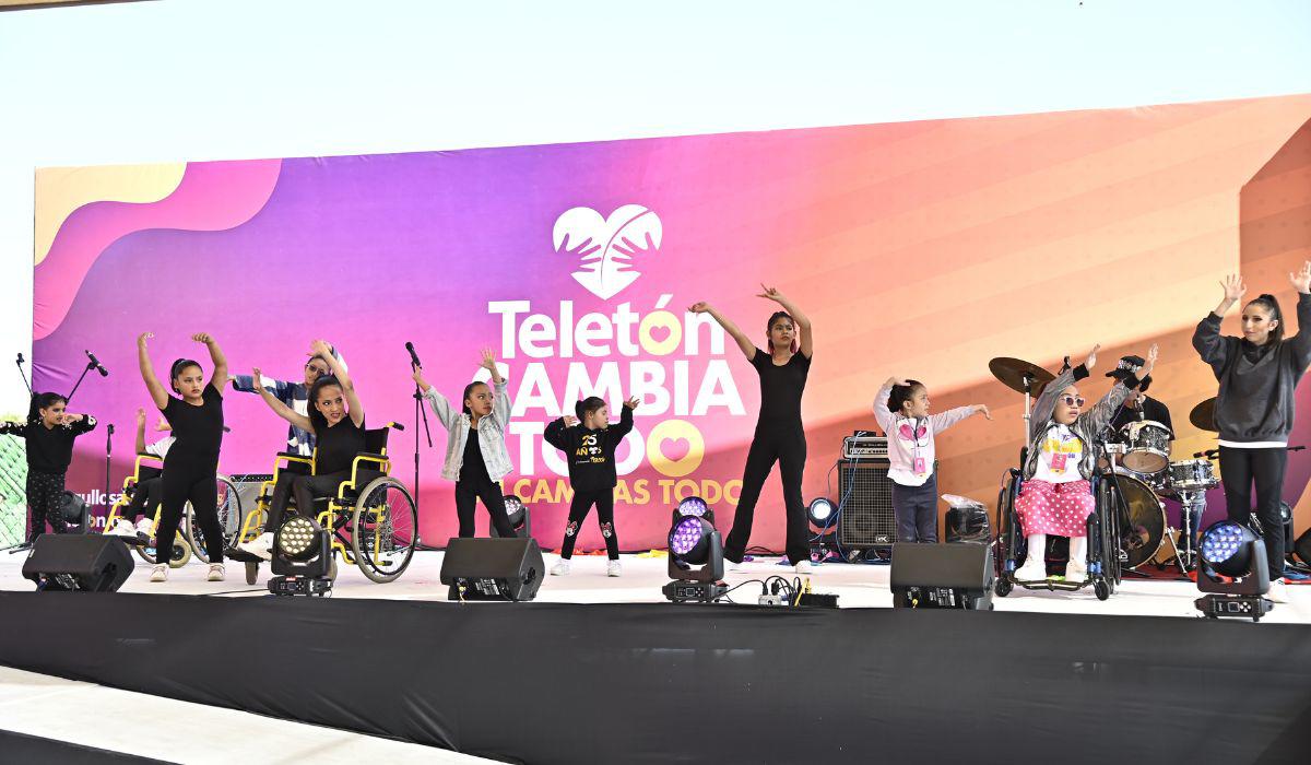 Niños del CRIT Coahuila llenaron de entusiasmo y esperanza la jornada, invitando a todos a sumarse al espíritu solidario del Teletón.