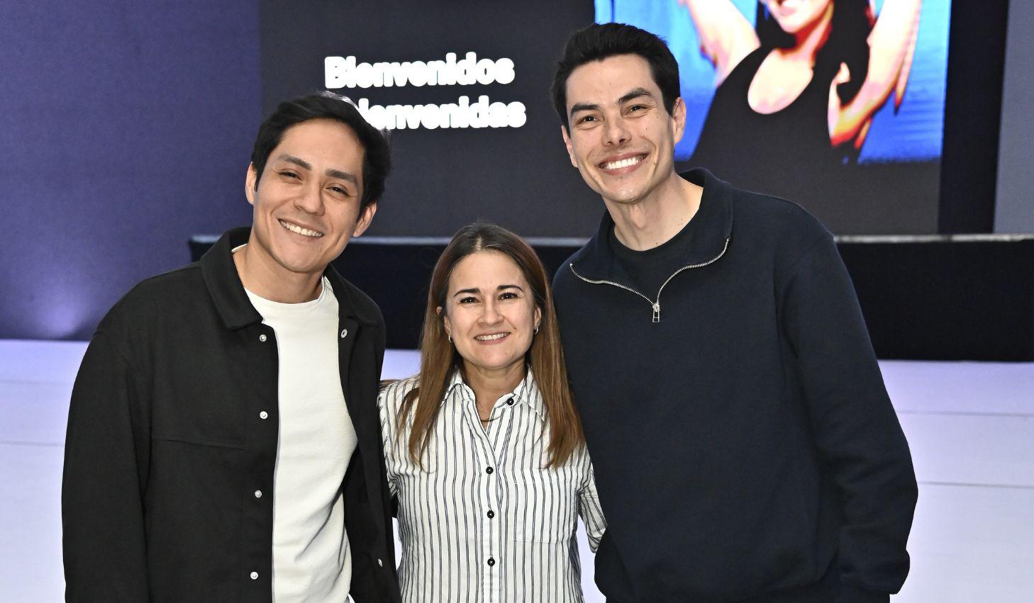 David Reyna López, Karina Medrano Guerra y Adrián González Zambrano.