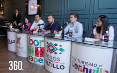 Fabio Gentiloni presidente de la Canirac Saltillo presentó la 2da. Edición del evento “Sabor Sarape, Saltillo Restaurante Week 2019”, acompañado por autoridades municipales y estatales.