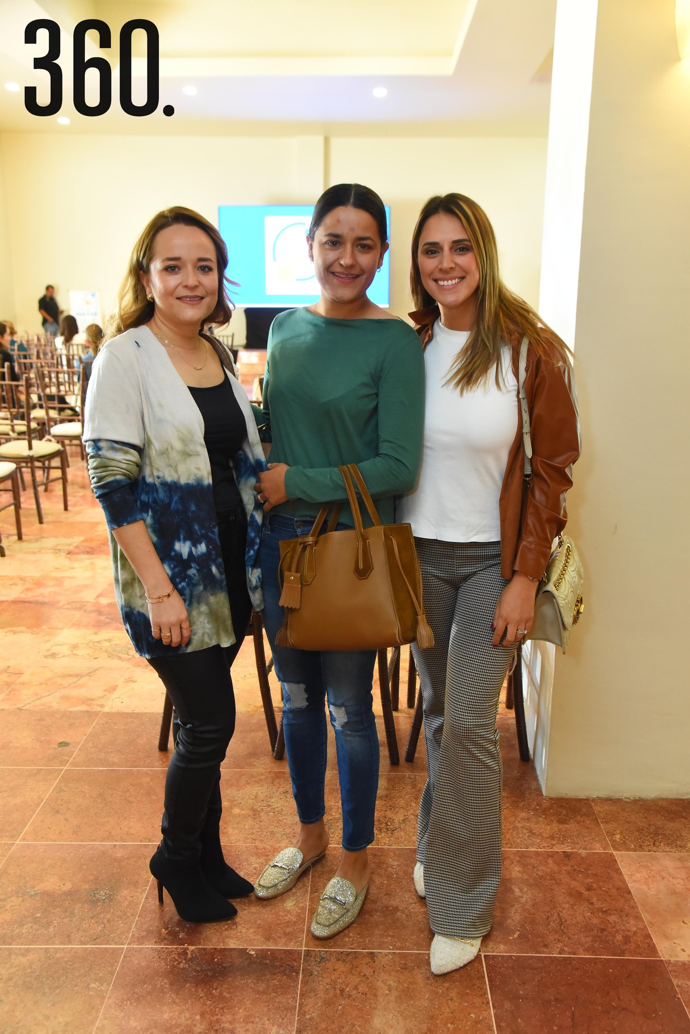 Laura Guzmán, Cristina Guzmán y Cristina Dávila.