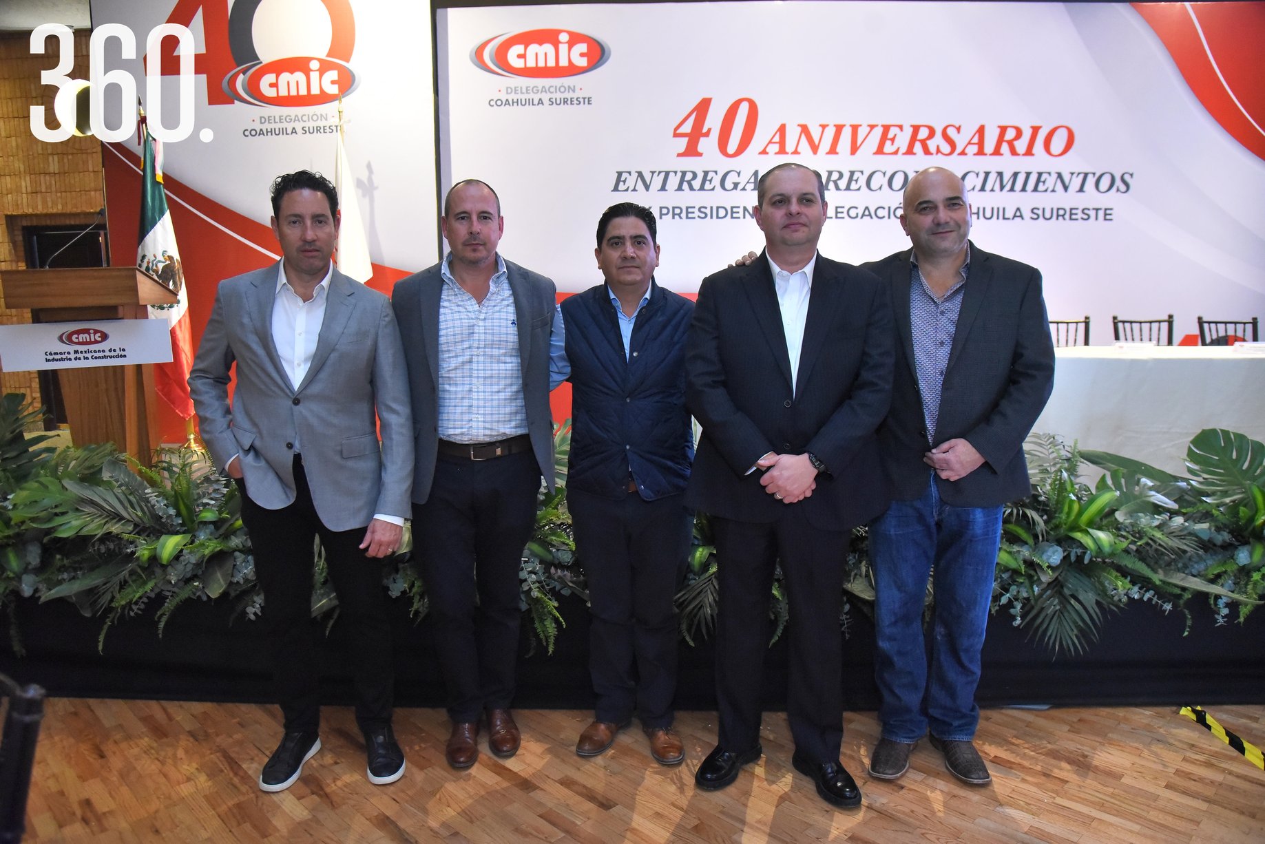 Carlos Fayad, Francisco Cepeda, Oliver García, Roberto Macías y Eugenio Williamson.