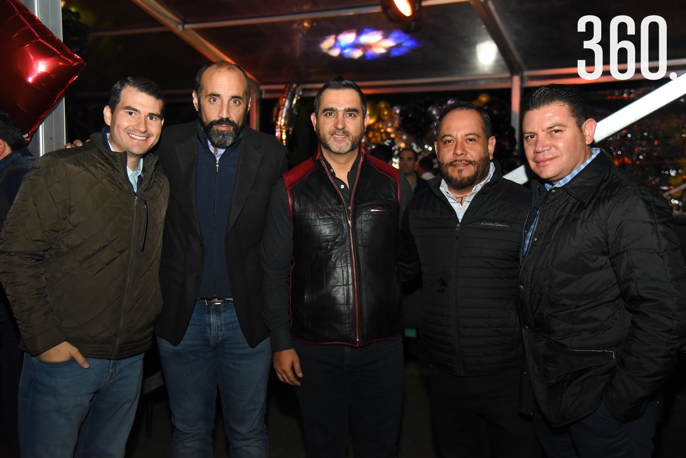 Diego Rodríguez, Manuel Gil, Everardo Lazo, Jaime García y Omar de la Cruz.