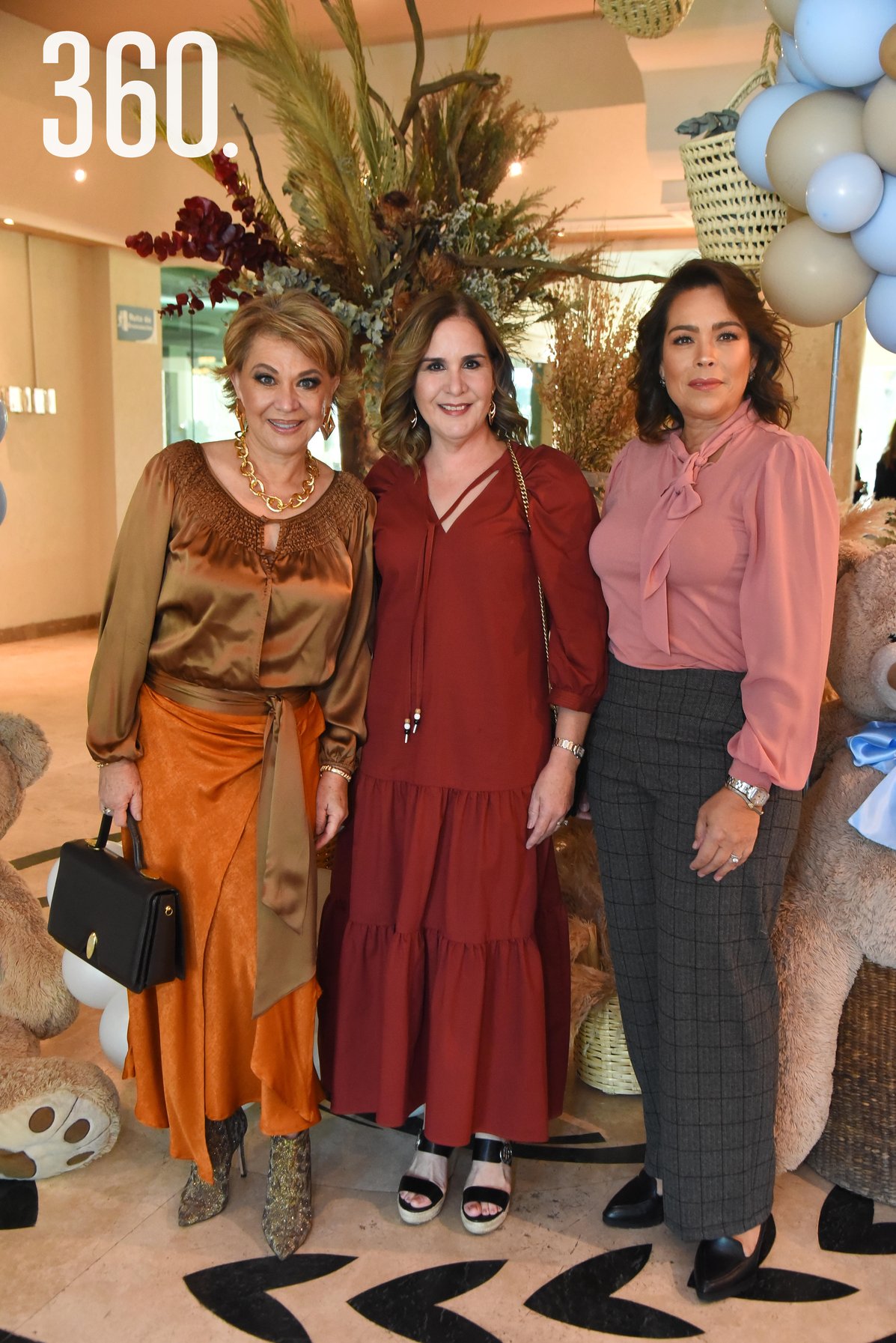 Delia Villarreal, Teté Gómez y Marcela Carrillo.
