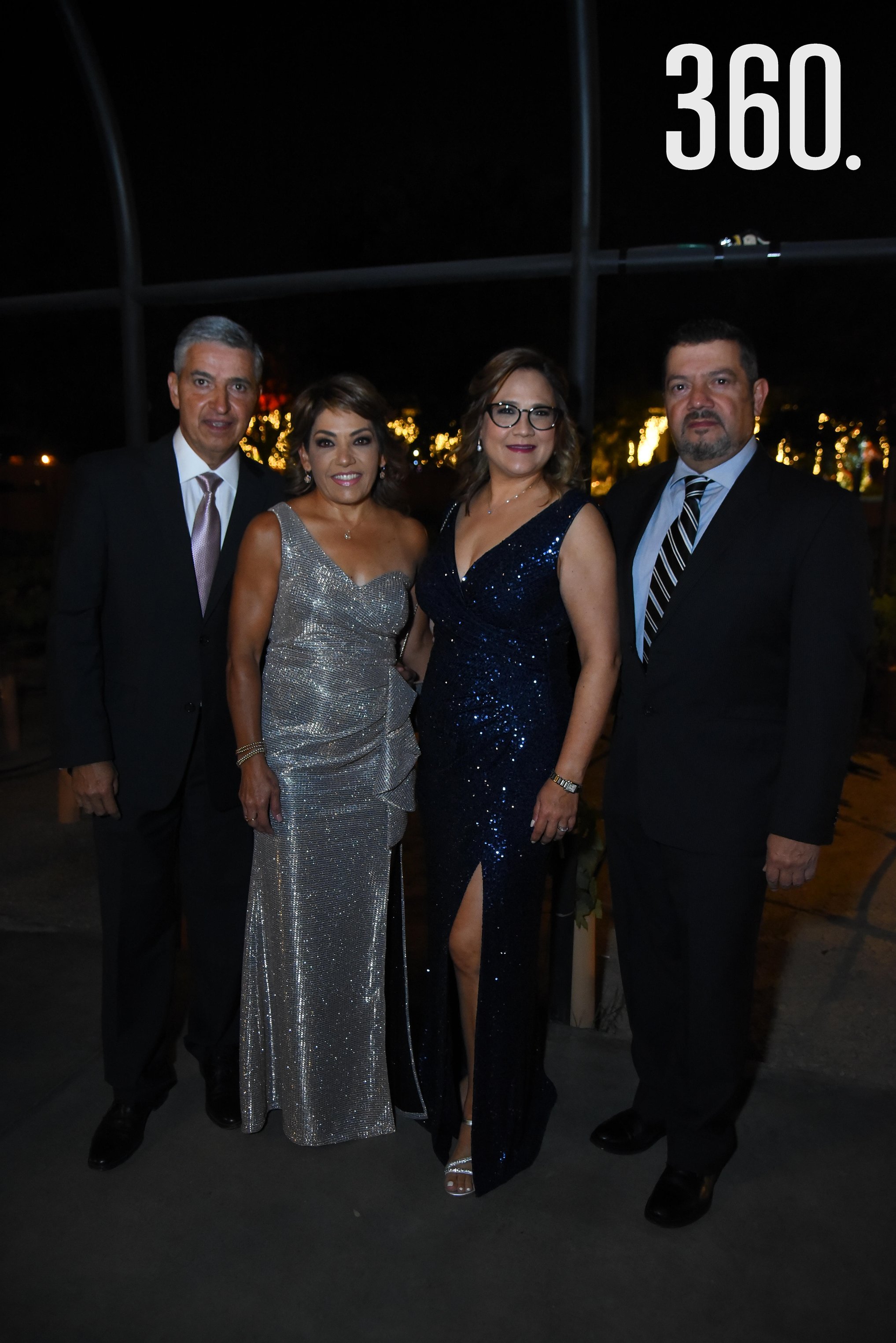 Ricardo Valdés, Patricia Castro, Claudia Loret y Carlos Contreras.