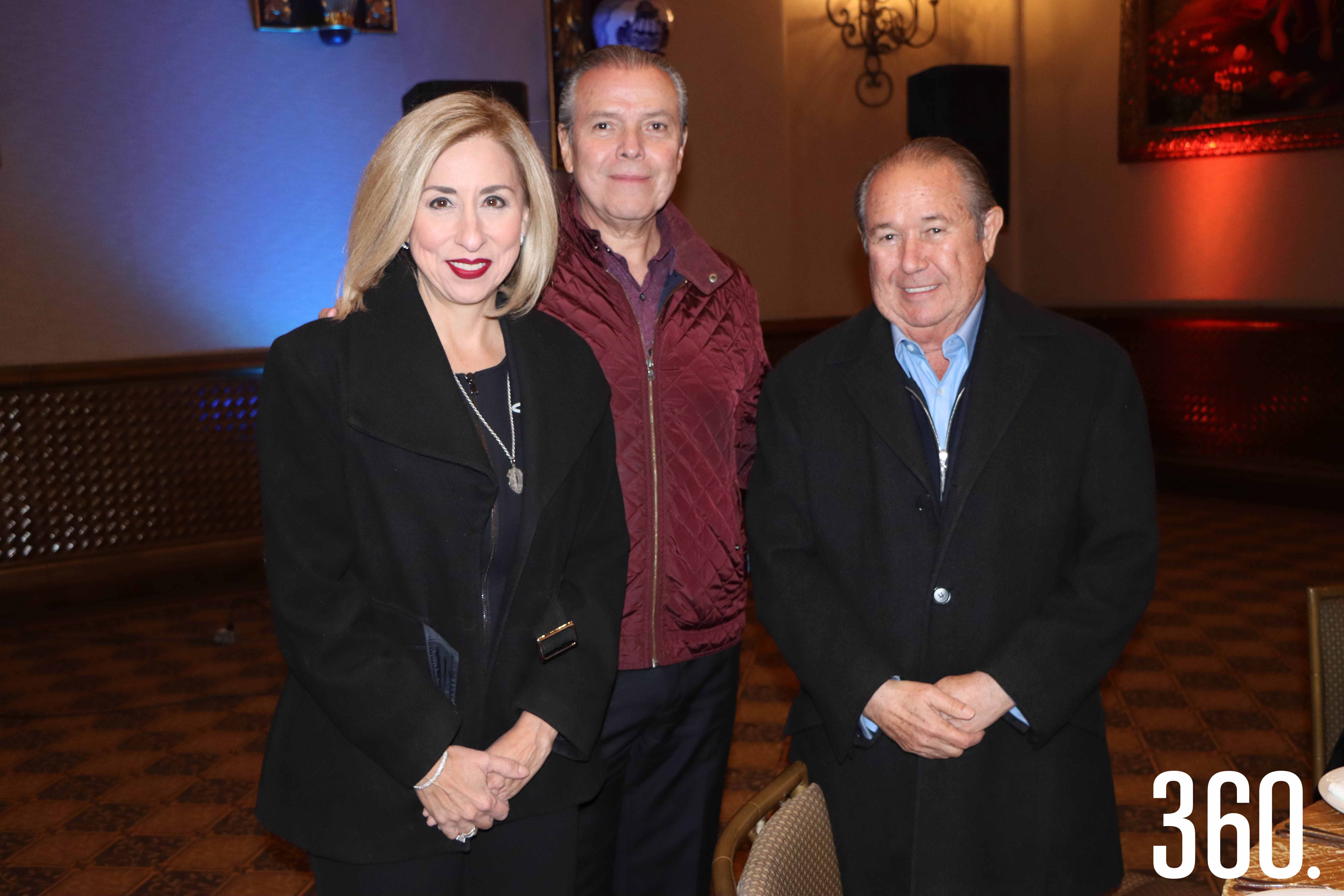 Sandra Maycotte, Alejandro Palacios y Fernando Cárdenas