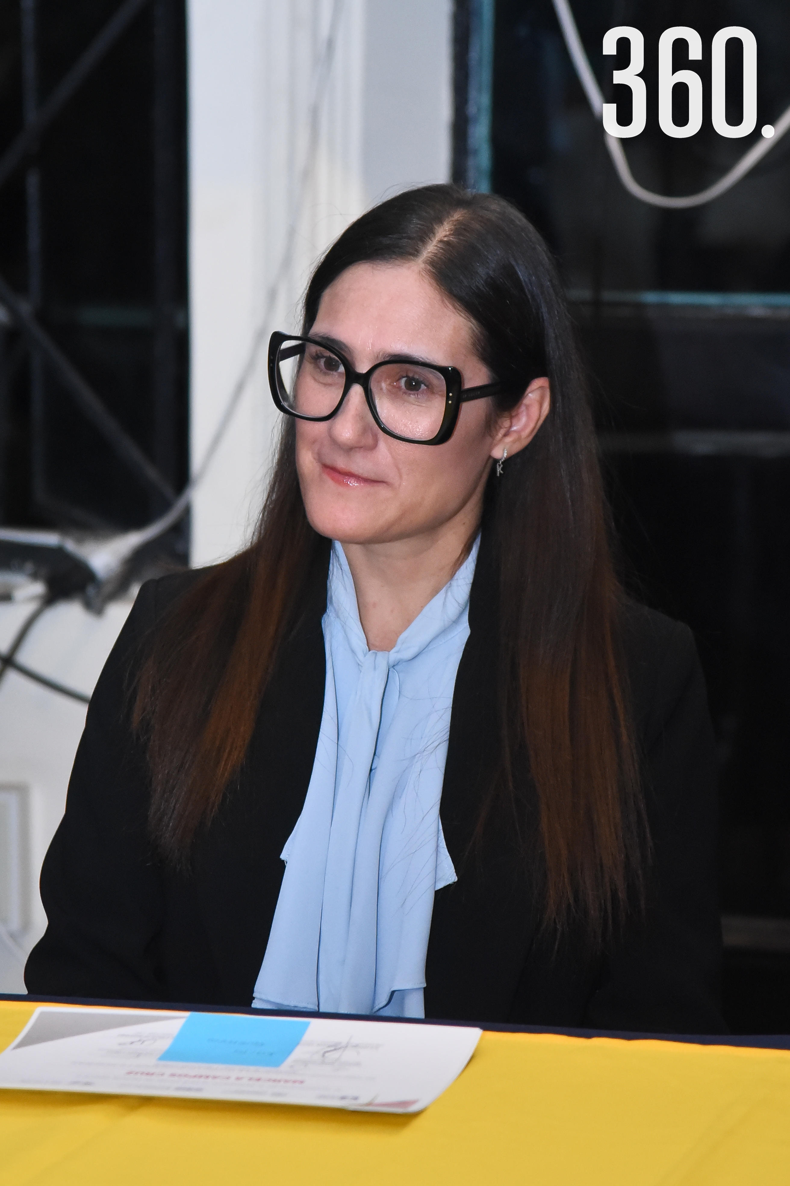 Director de Ética y Estrategia Karla Guerrero.