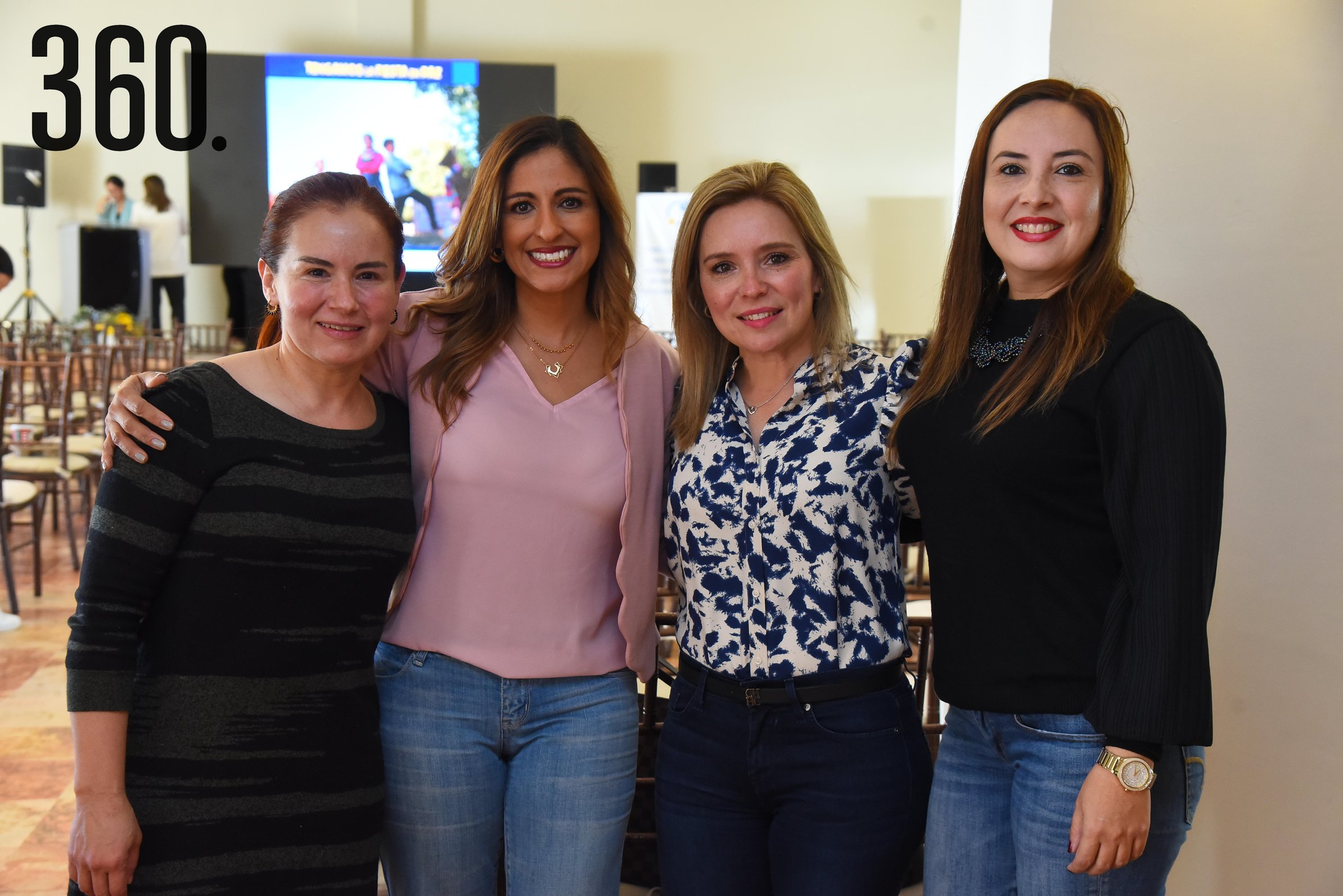 Ana Muraira, Jhaira Portillo, Lizi Alvares e Iraida Rodríguez.