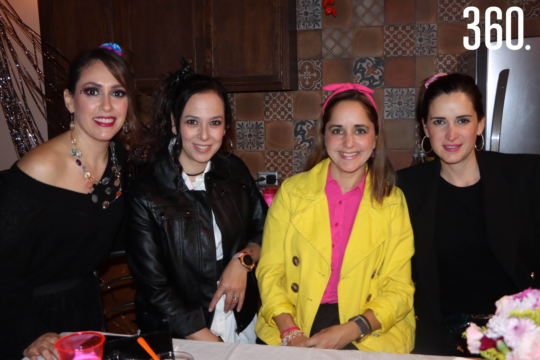 Carolina Romero, Faby Saade, Dania Córdoba y Gloria Dávila.