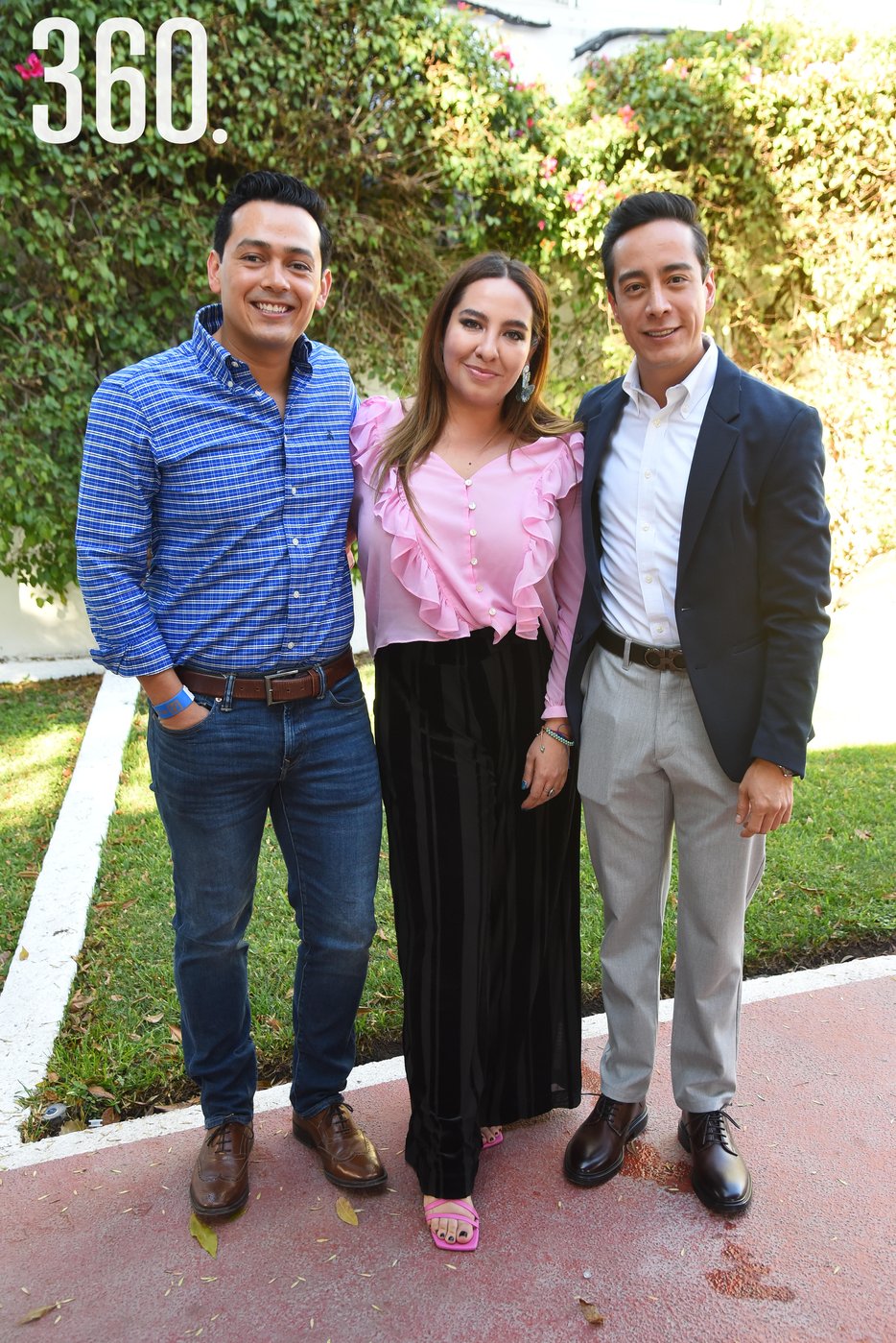 Diego Chávez, Constance Cifuentes y Héctor Torres.