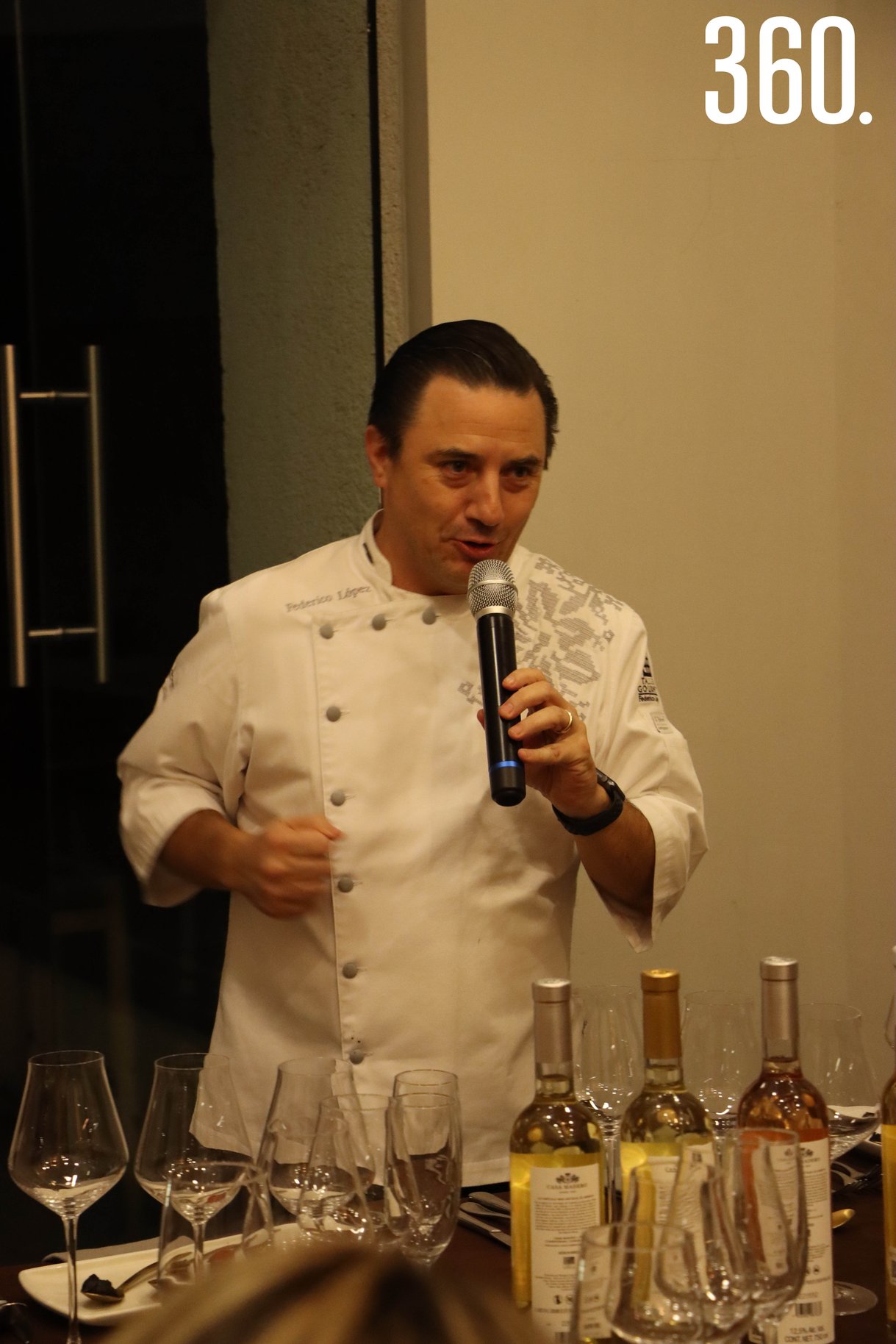El Chef Federico López.