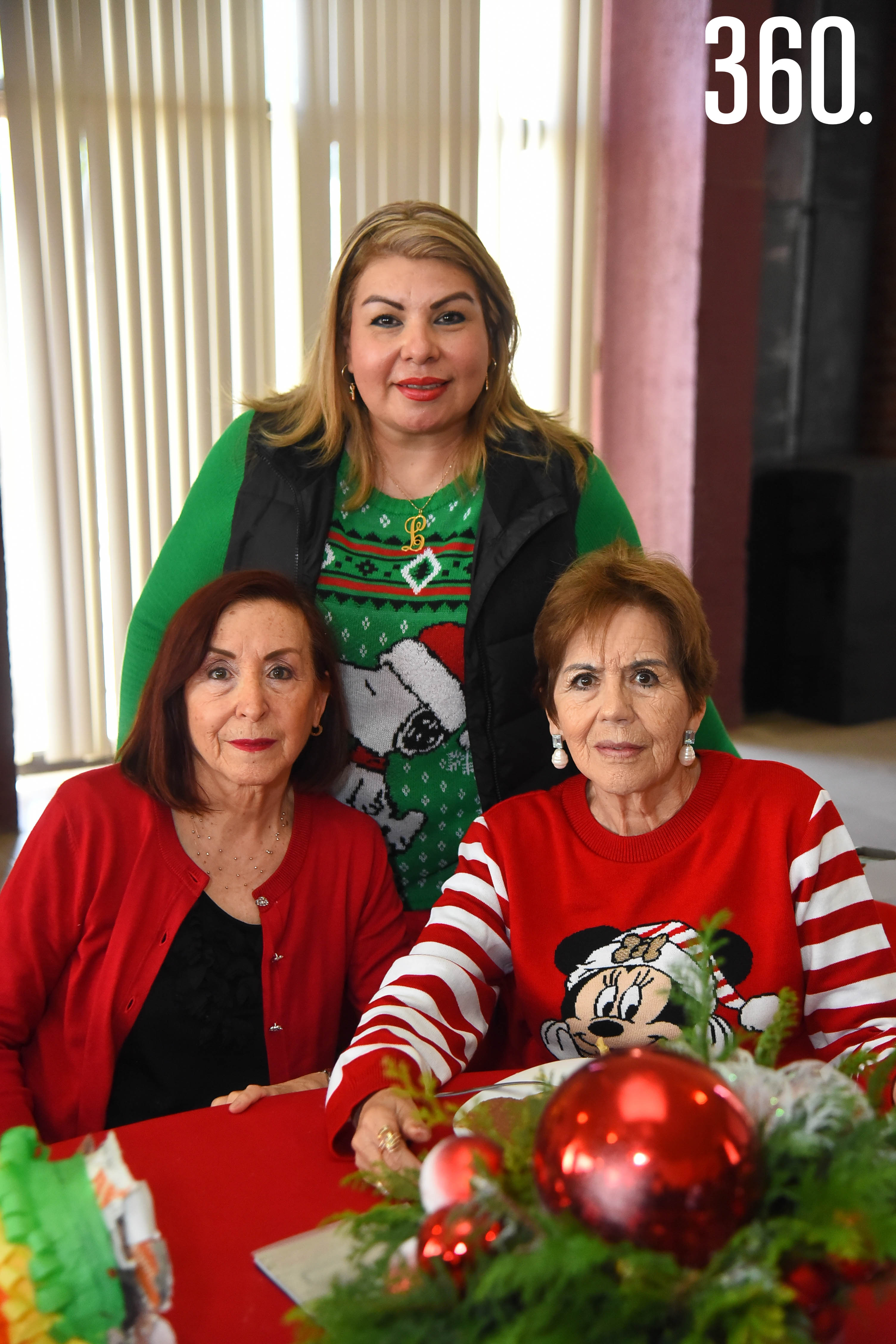 Lili Zavala, Sol Flores e Irma Strozzi.
