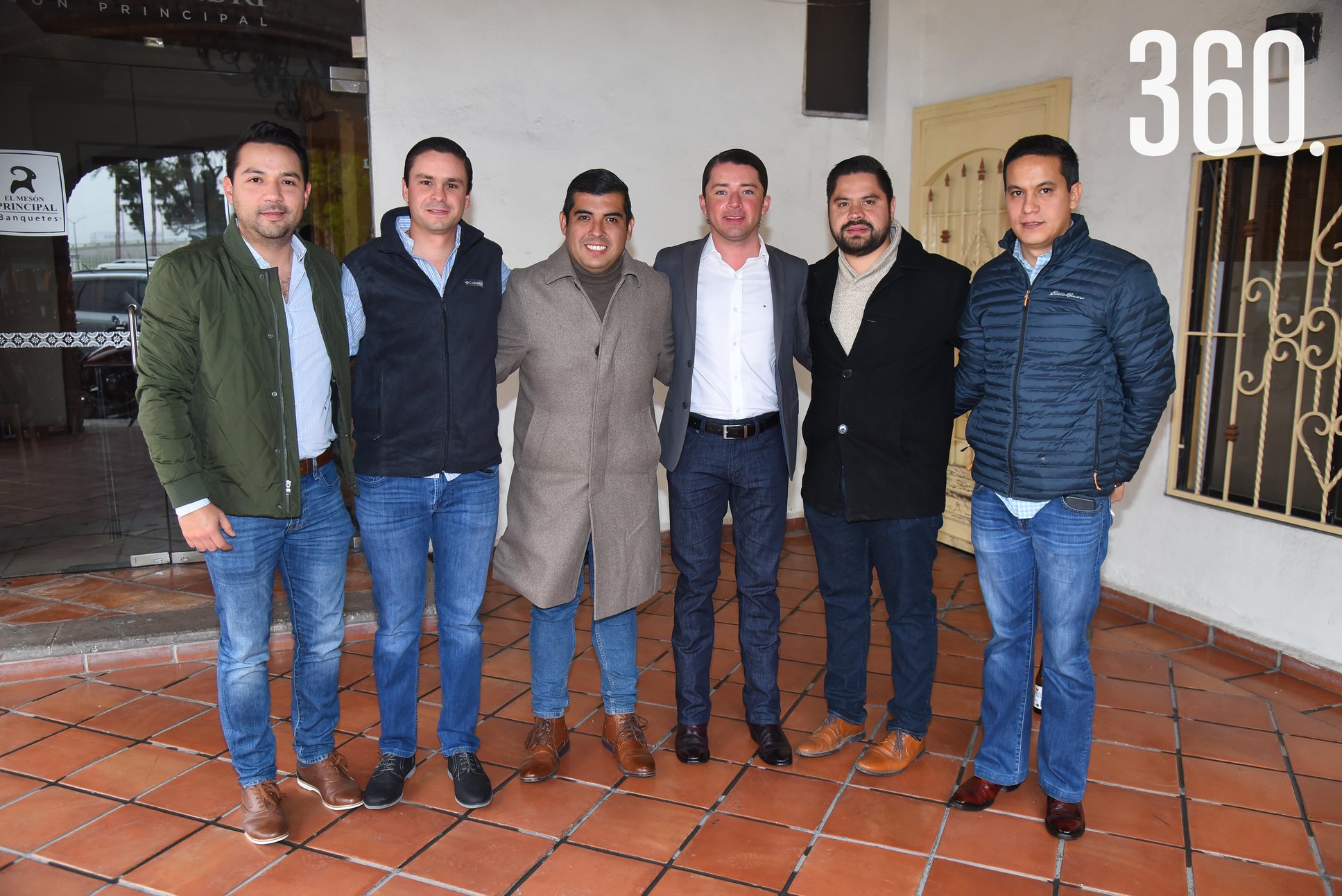 Gerardo López, Héctor Lozano, Mauricio Zapata, Ricardo Castro, Mario Flores y Rogelio Gomez.