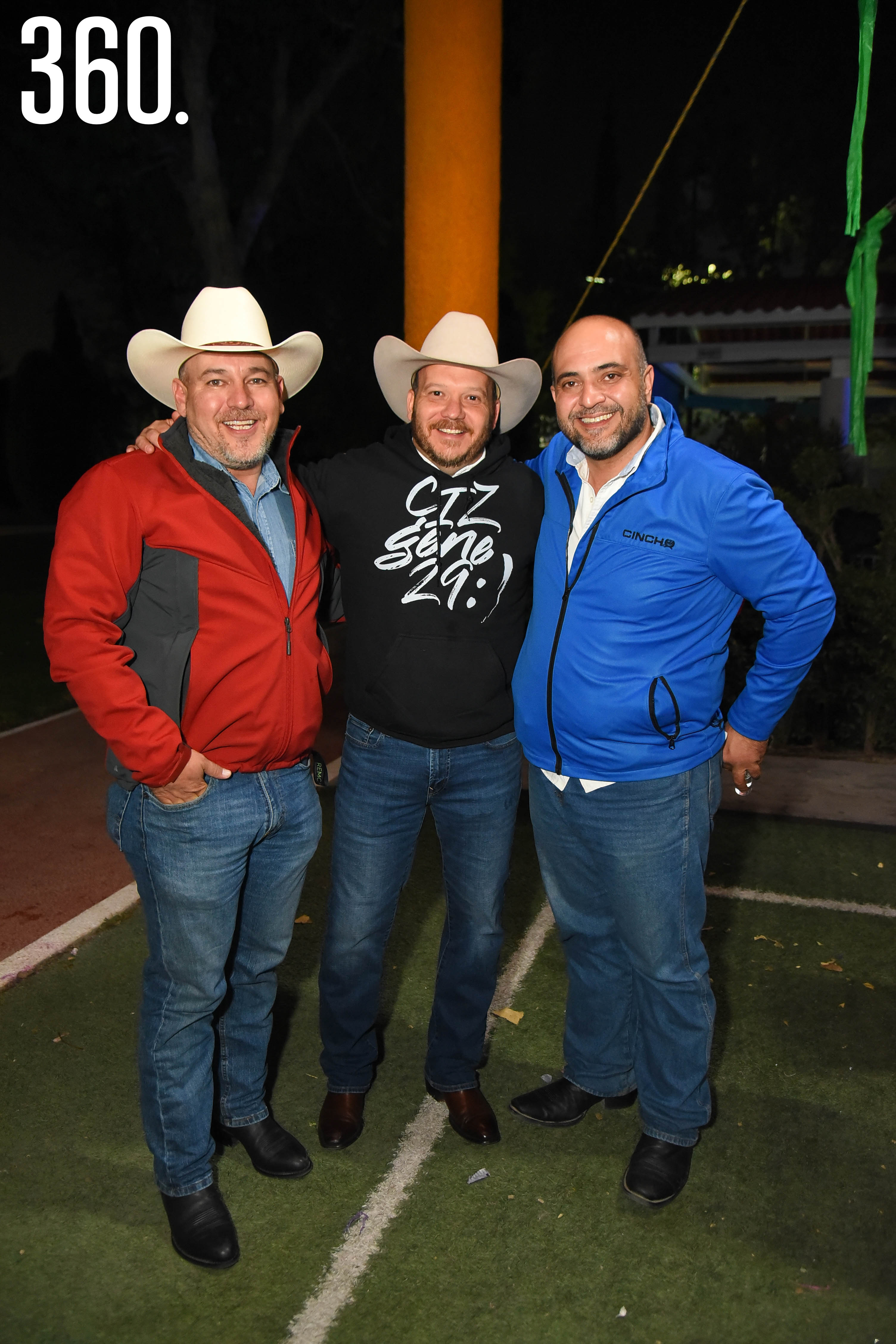 Ricardo Estrada, Héctor Montemayor y Abraham Tobías.