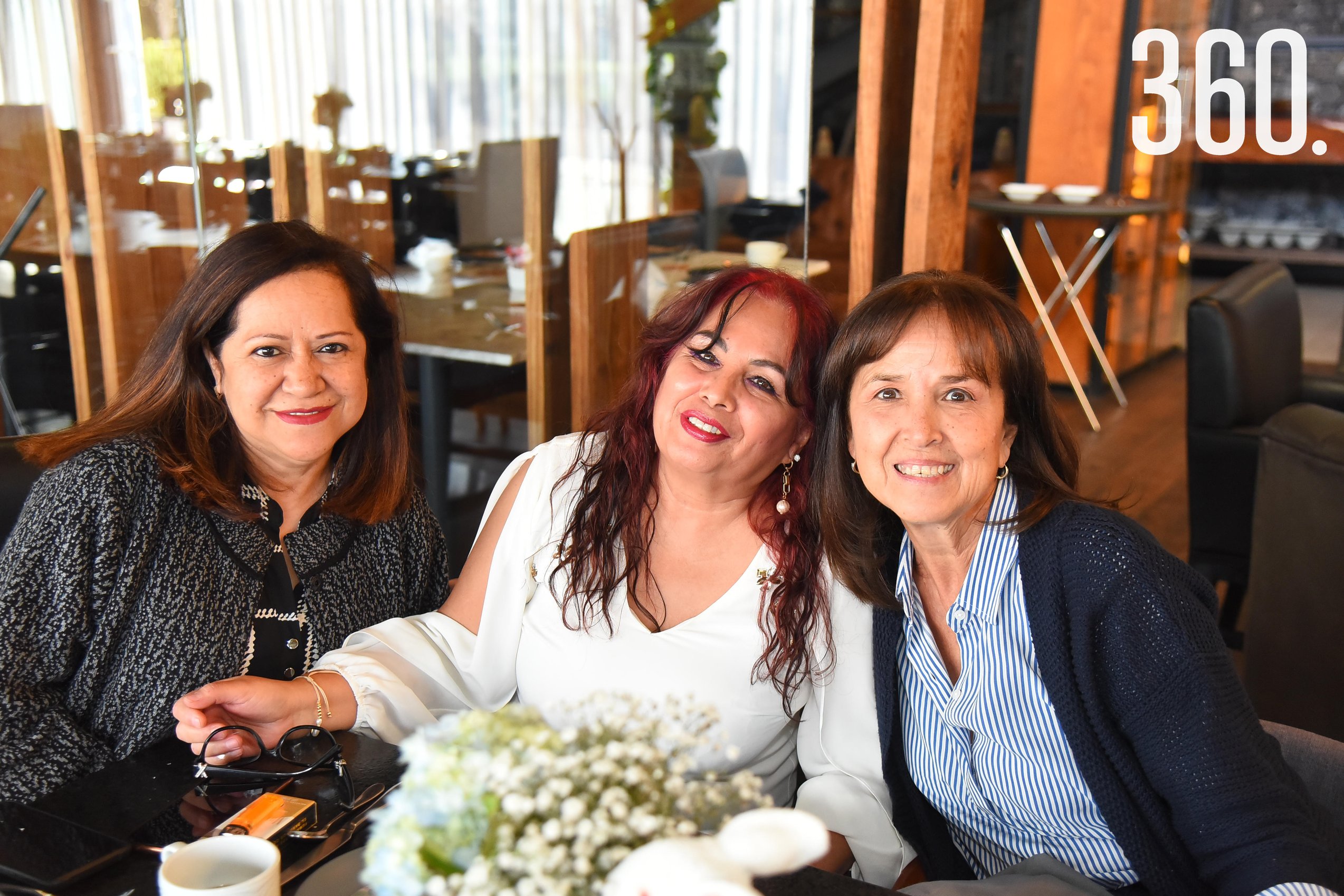 Graciela Leza, Silvia Hernández y Patricia Gomez de Cesar.