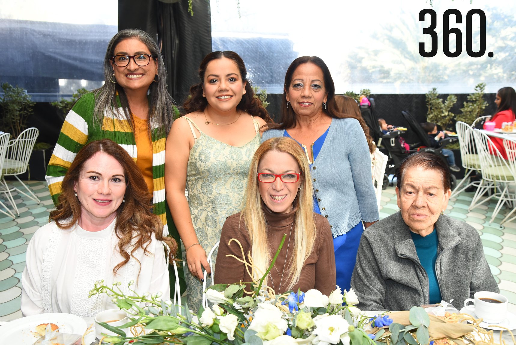 Anita Landeros, Rocío de León, Rosy Oyervides, Marielena Rivera, Andrea Zertuche y Rosa Moreno.