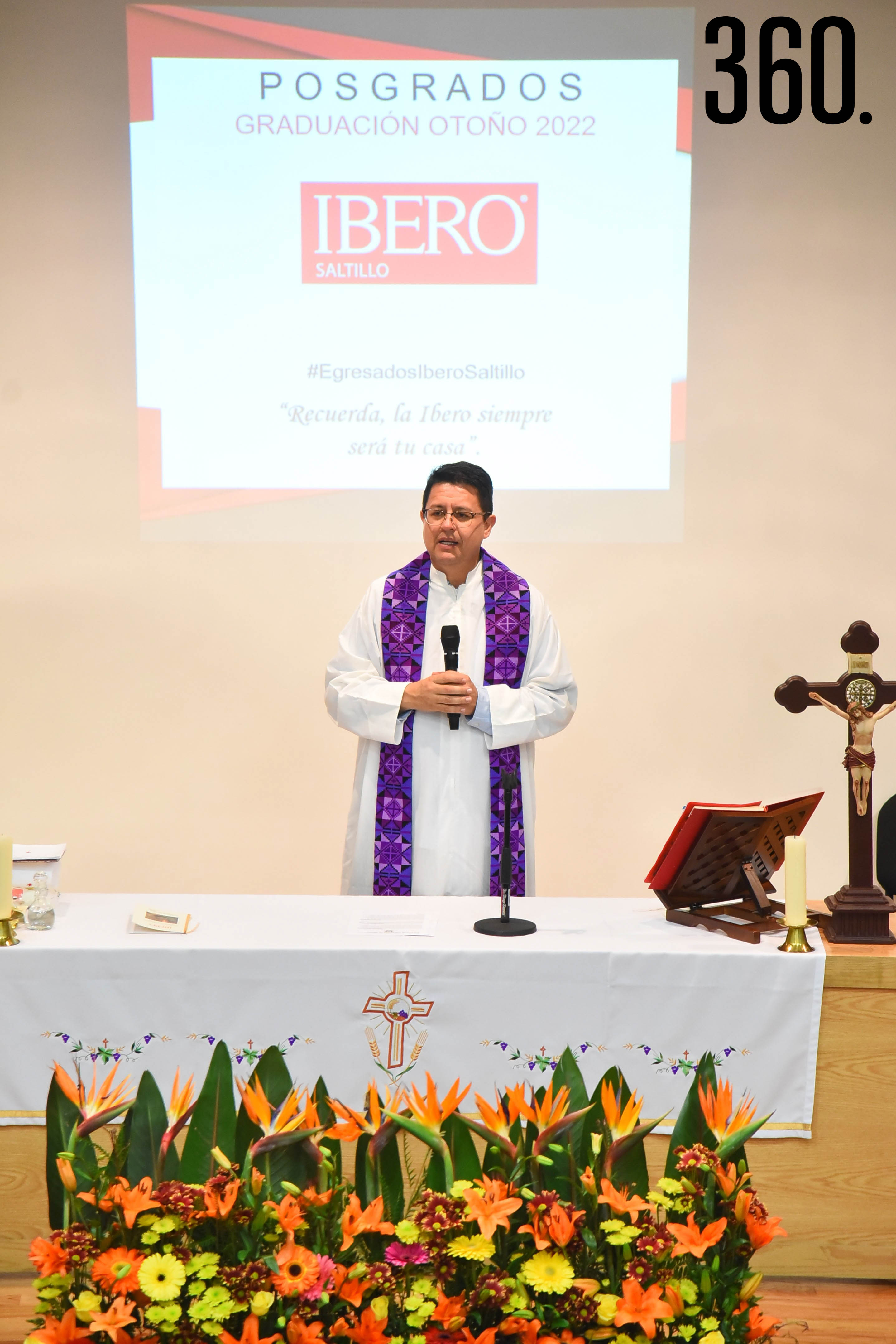 El padre Ismael Bárcenas Orozco ofició una misa de acción de gracias.