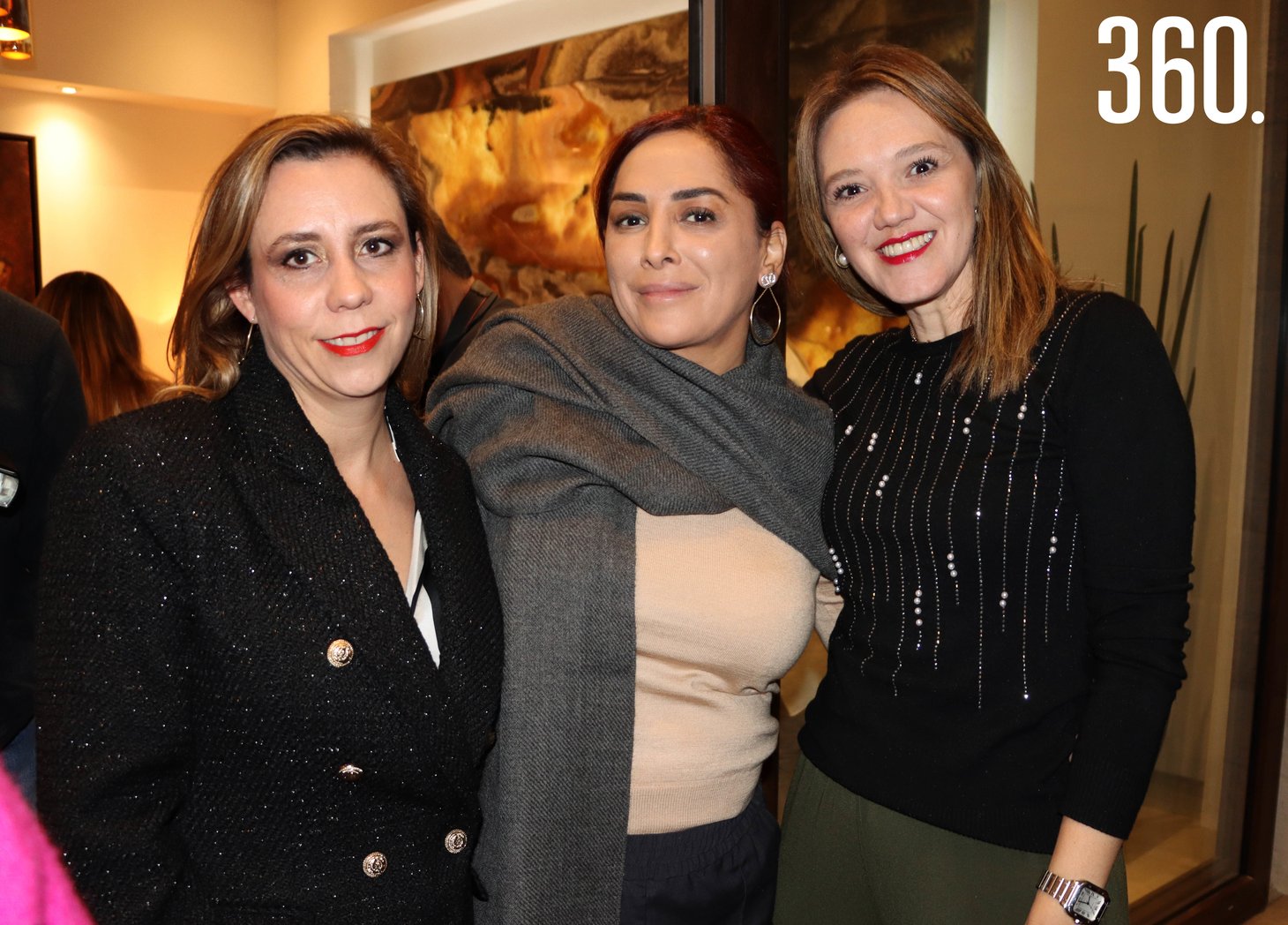 Karina Cardona, Mónica Robles y Nayeli García.