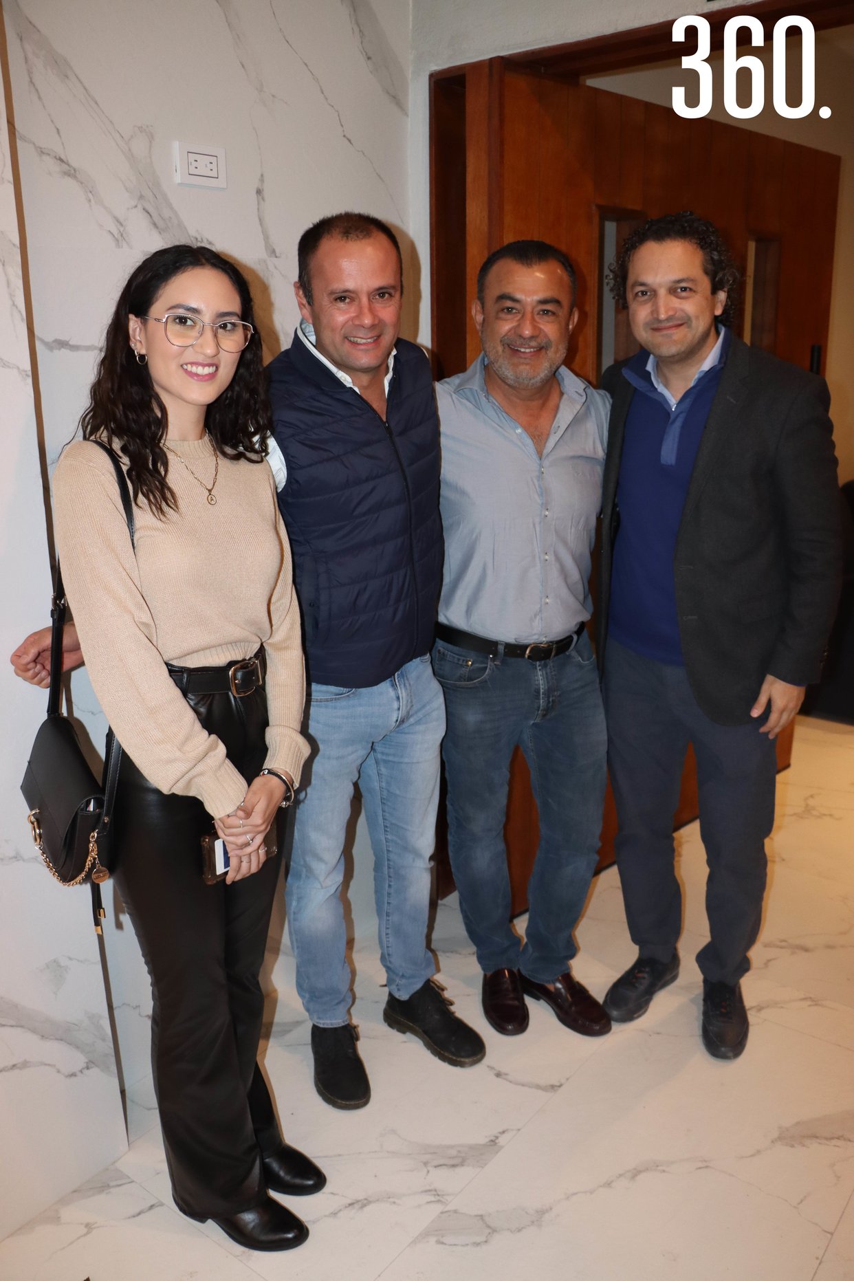 Ariadna Ramos, Bernardo Flores, Rubén Rodríguez y Javier Arteaga.