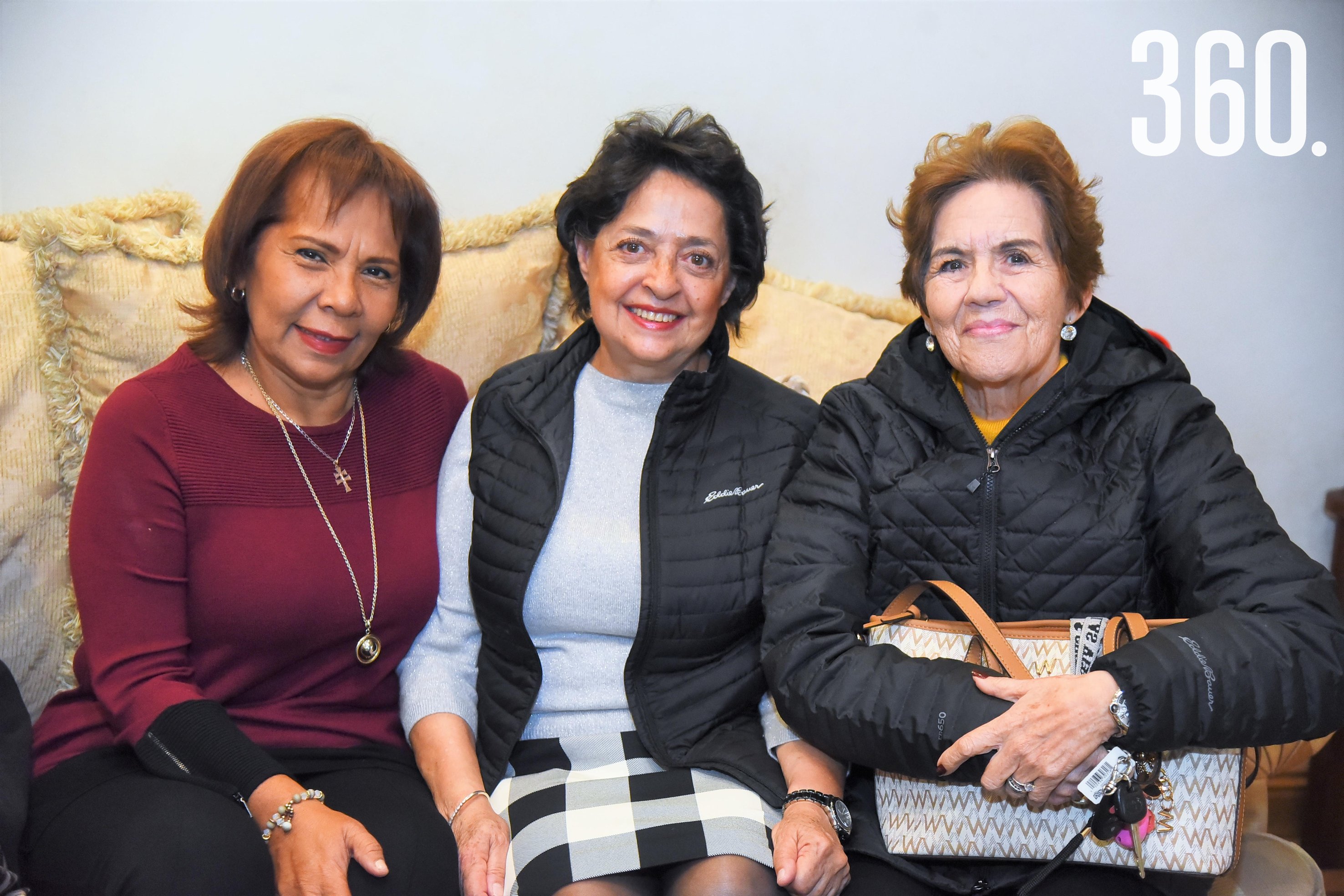 Mirna Zaleta, Patricia Mariscal e Irma Strozzi.