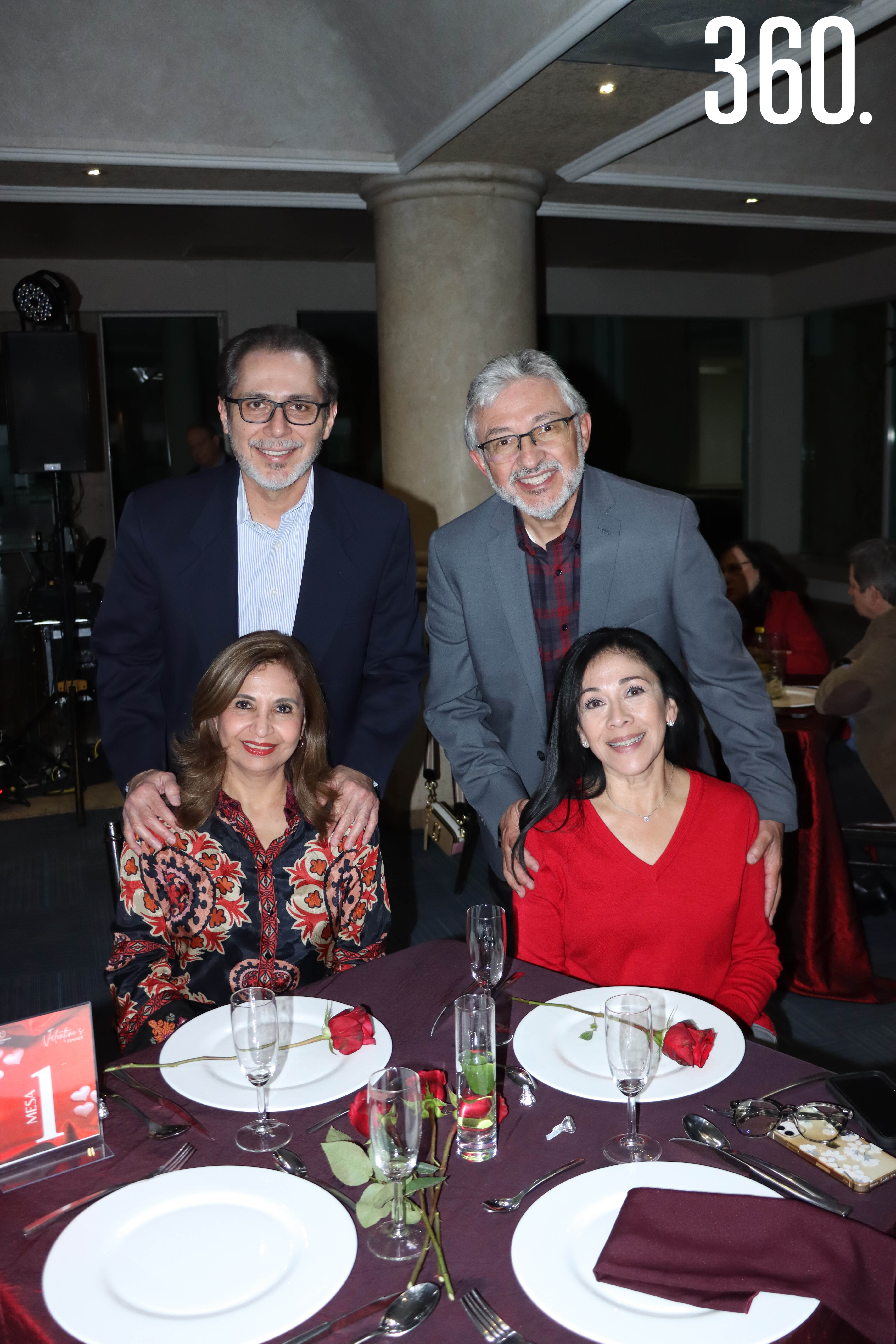 Roberto Treviño, Martha Mireya Munguía, Álvaro Ramos y Virginia Reyes.