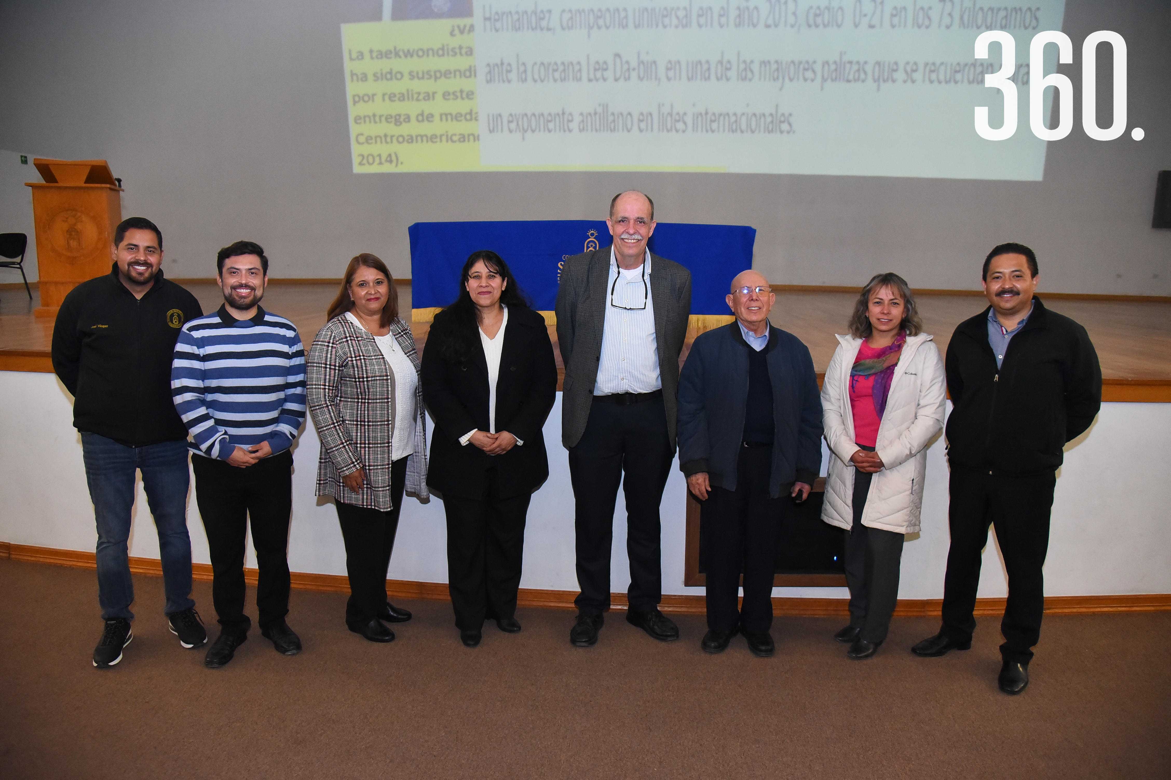 José Vásquez, Gerardo García, Leticia Ruiz, Claudia Vélez, Jesús Amaya Guerra, P. Rodolfo Escobedo Díaz de León, Liliana Morales y Samuel Arriaga.