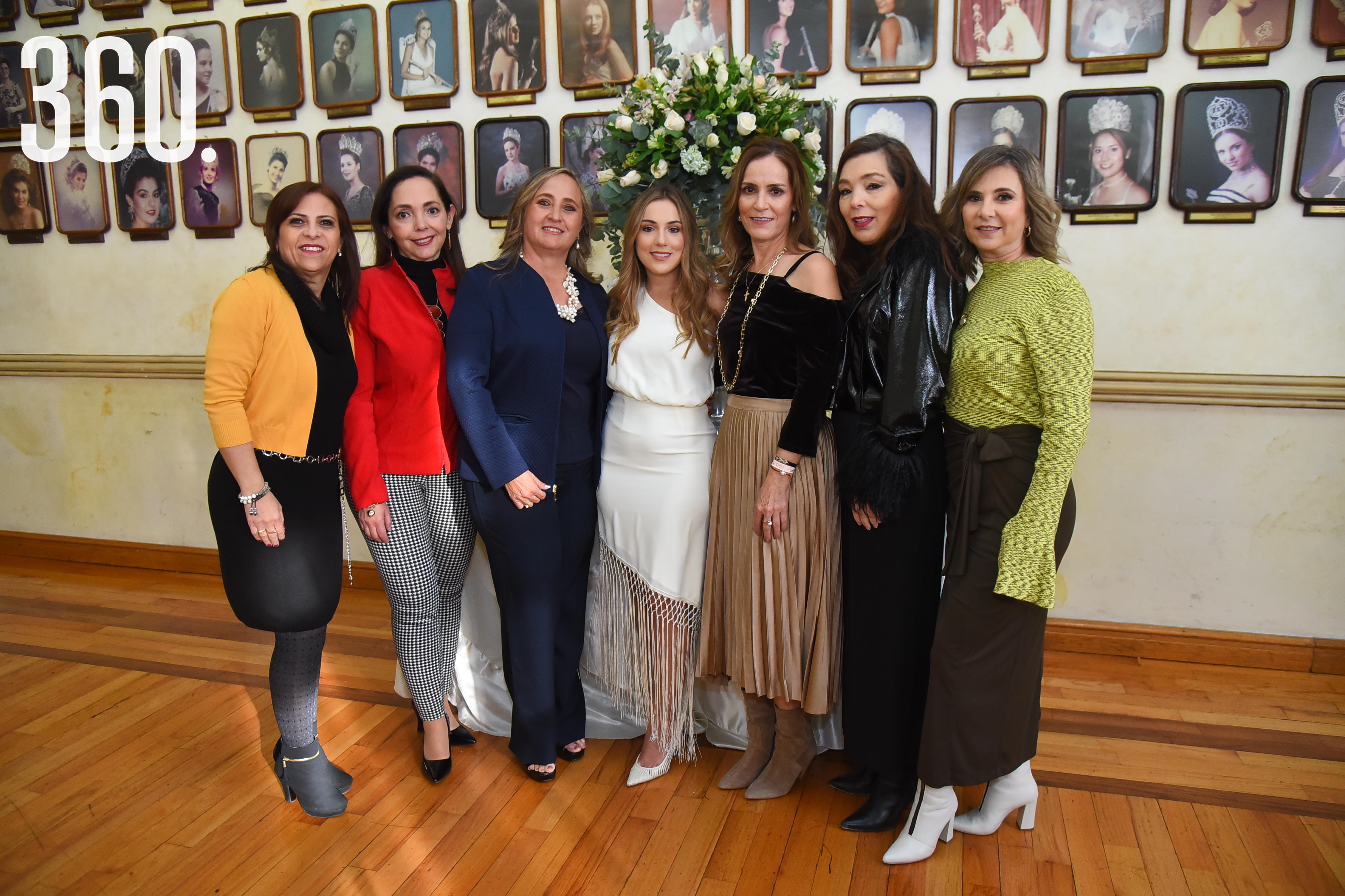 Mayte Guerra de Pepi, Lorena Treviño, Gabriela Jimenez, Ana Karen Salinas Ramos, Queta Ramos, Cecilia Montelongo y Diana Iga.