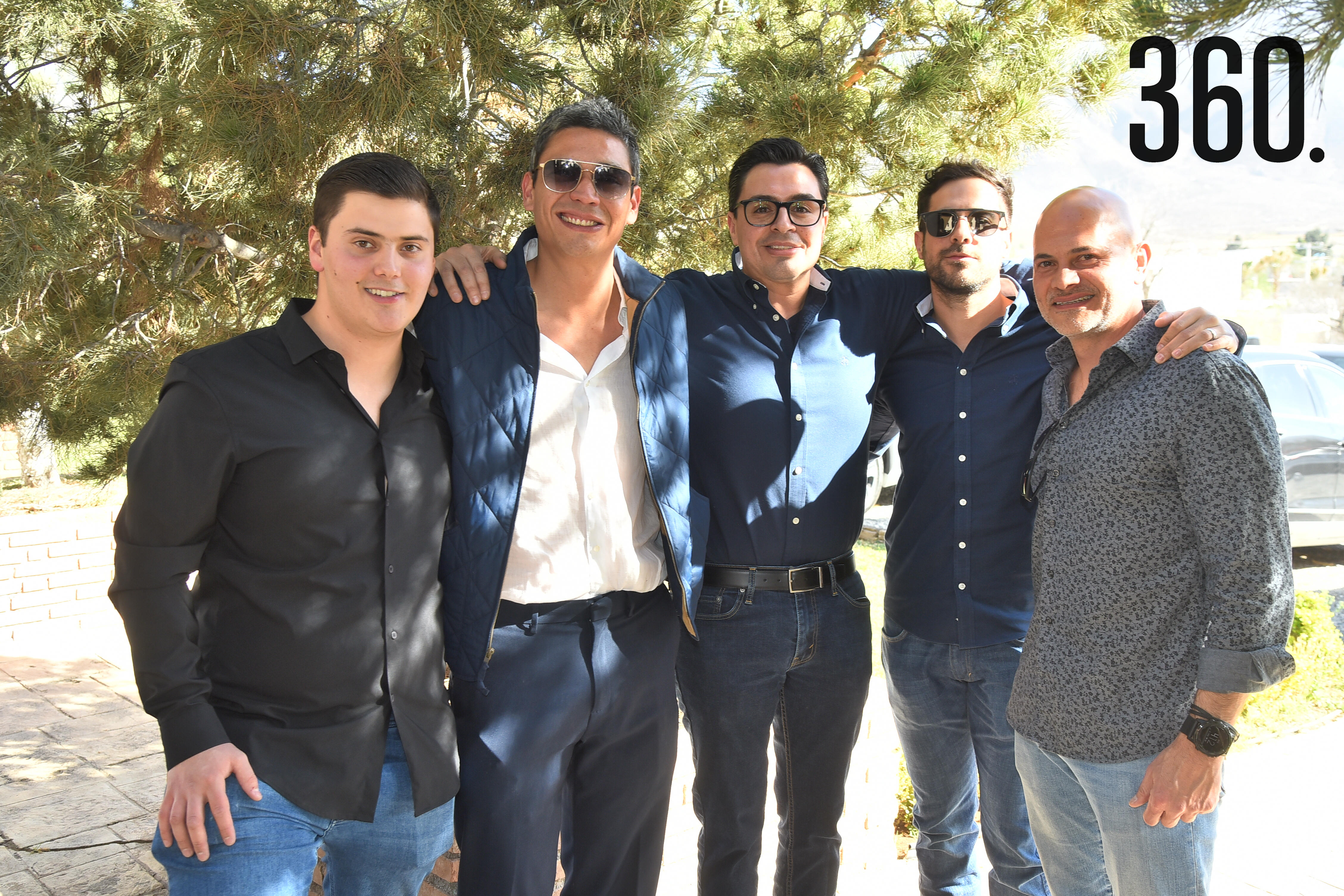 Fernando Verduzco, Armando Prado, Alberto Monroy, Jesús Ruiz y Logan Romero.