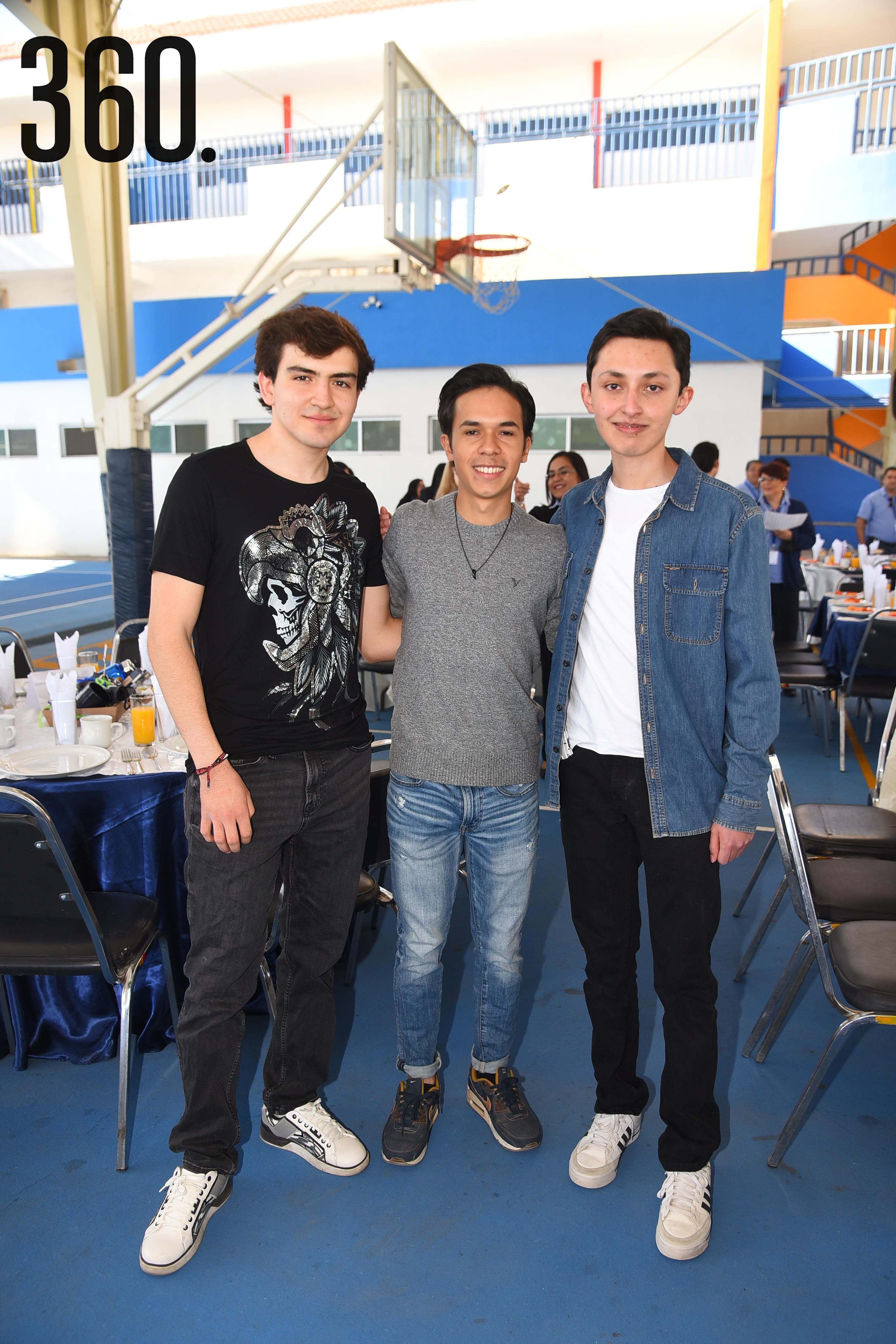 Jesús Ramos, Alejandro Fuentes y Leonardo Recio.
