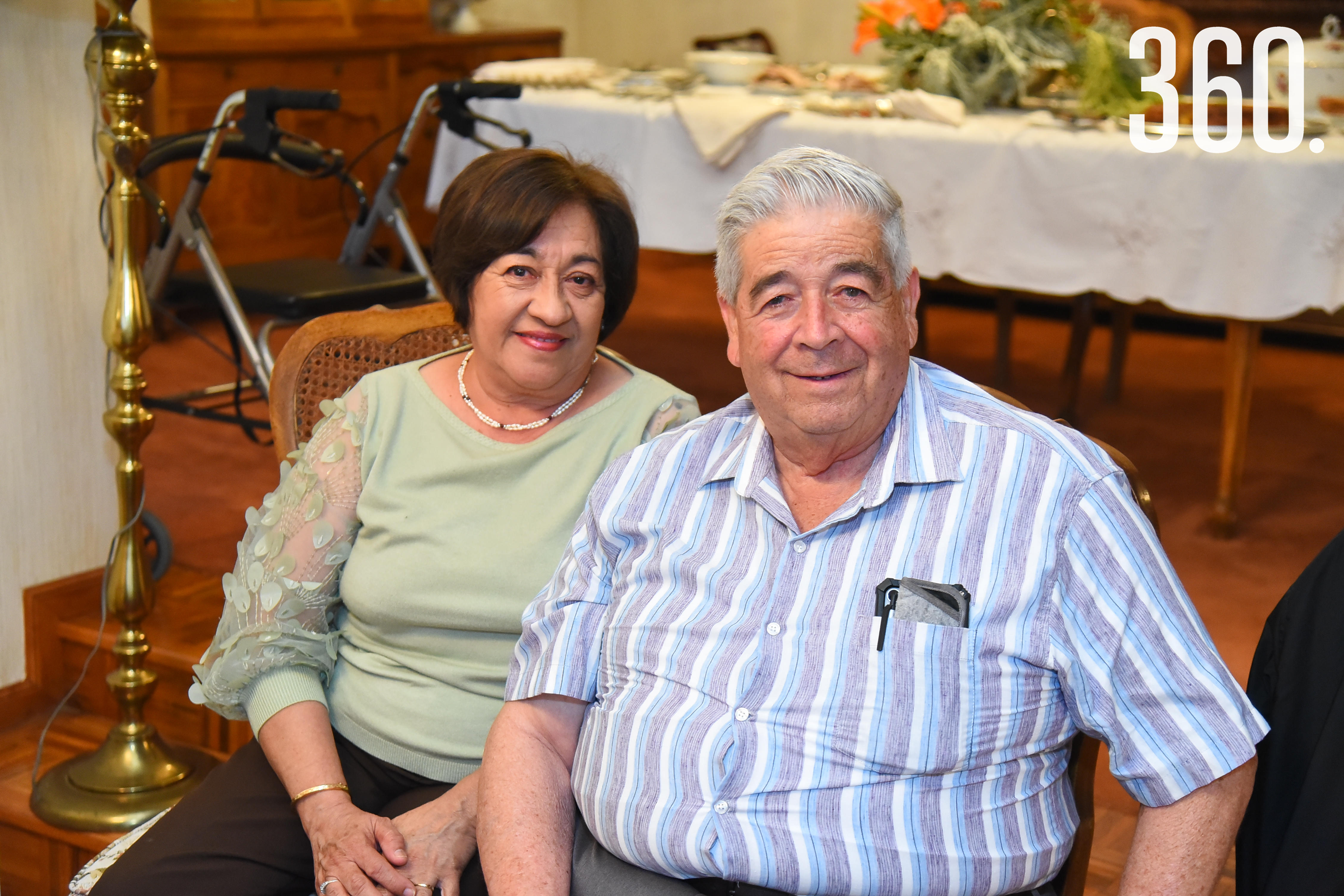 Hilda Villanueva de Sánchez y Guillermo Sánchez.