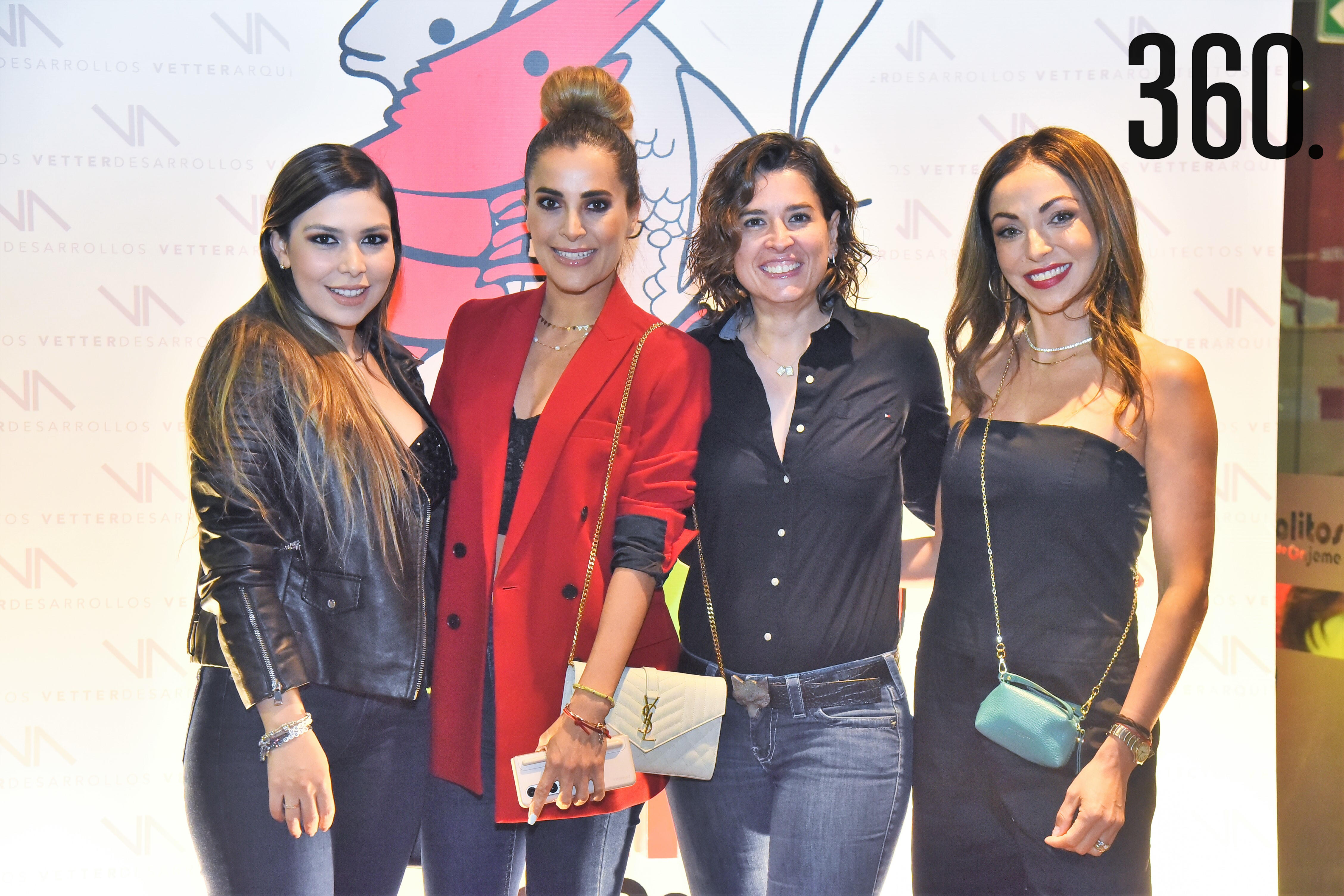 Azalea Maldonado, Gaby Sánchez, Ari Villarreal y Nancy Alanís.
