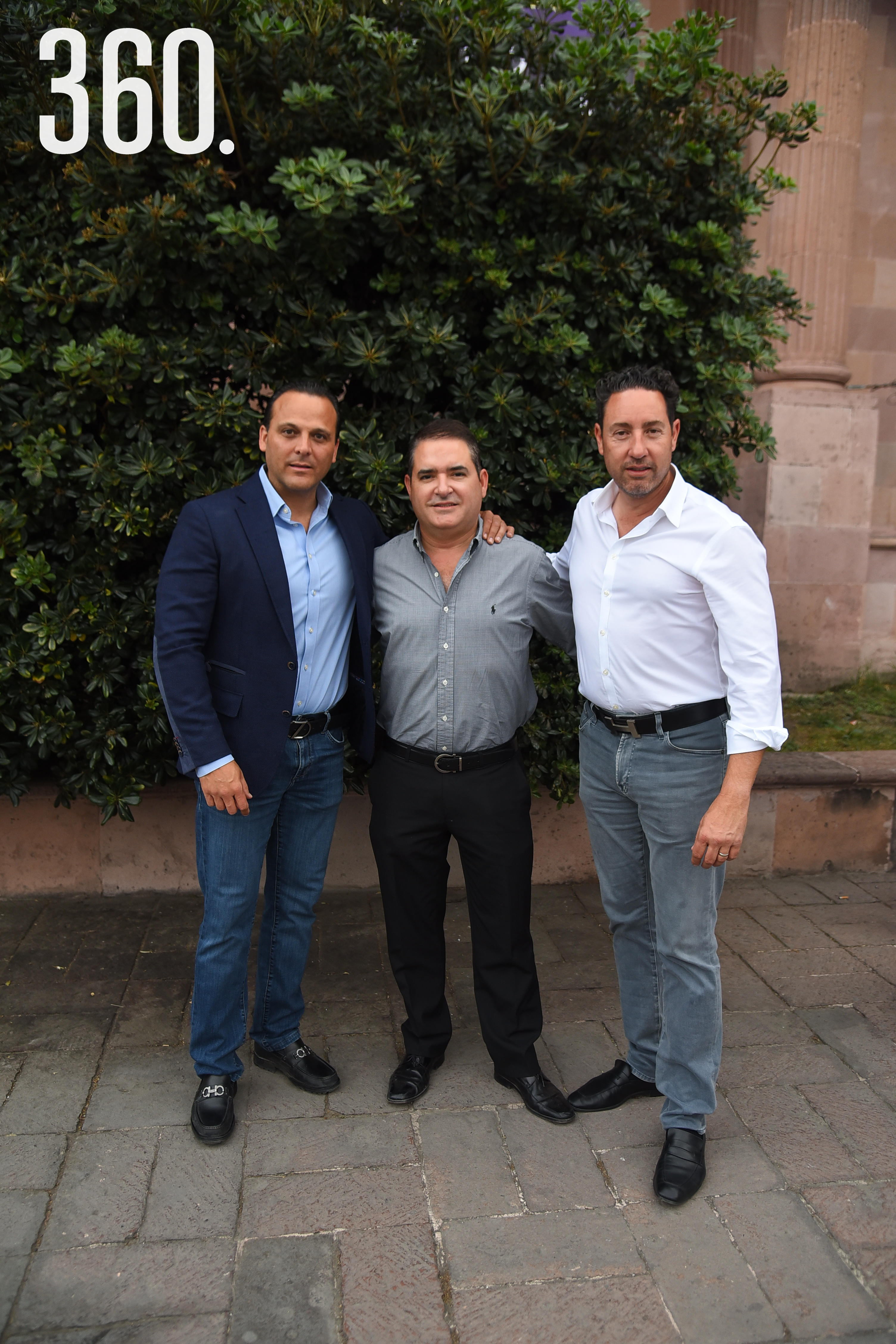 Alberto Mohamar, Carlo Morales y Carlos Fayad.