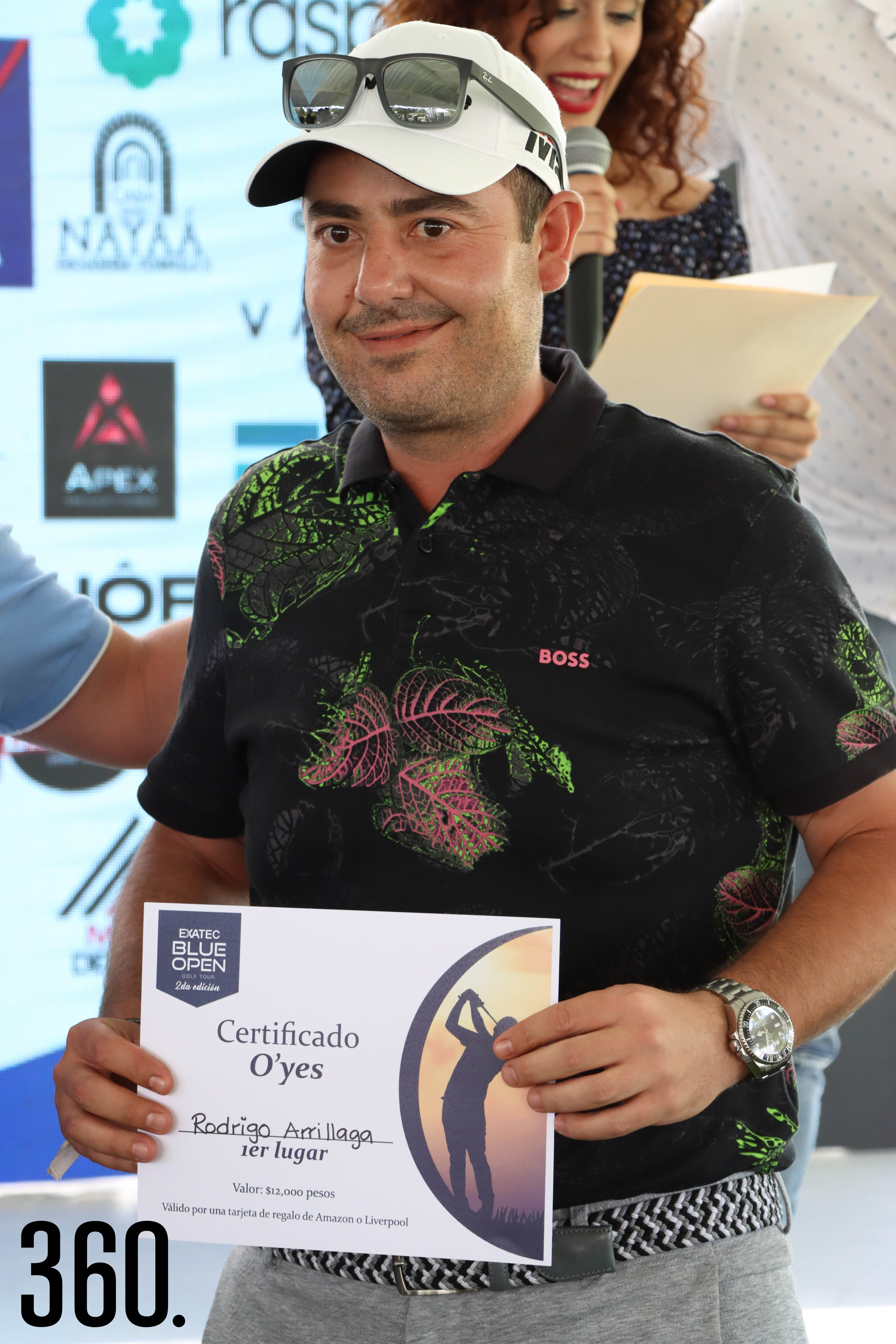 Rodrigo Arrillaga, 1er lugar en O’Yes del Hoyo 4.