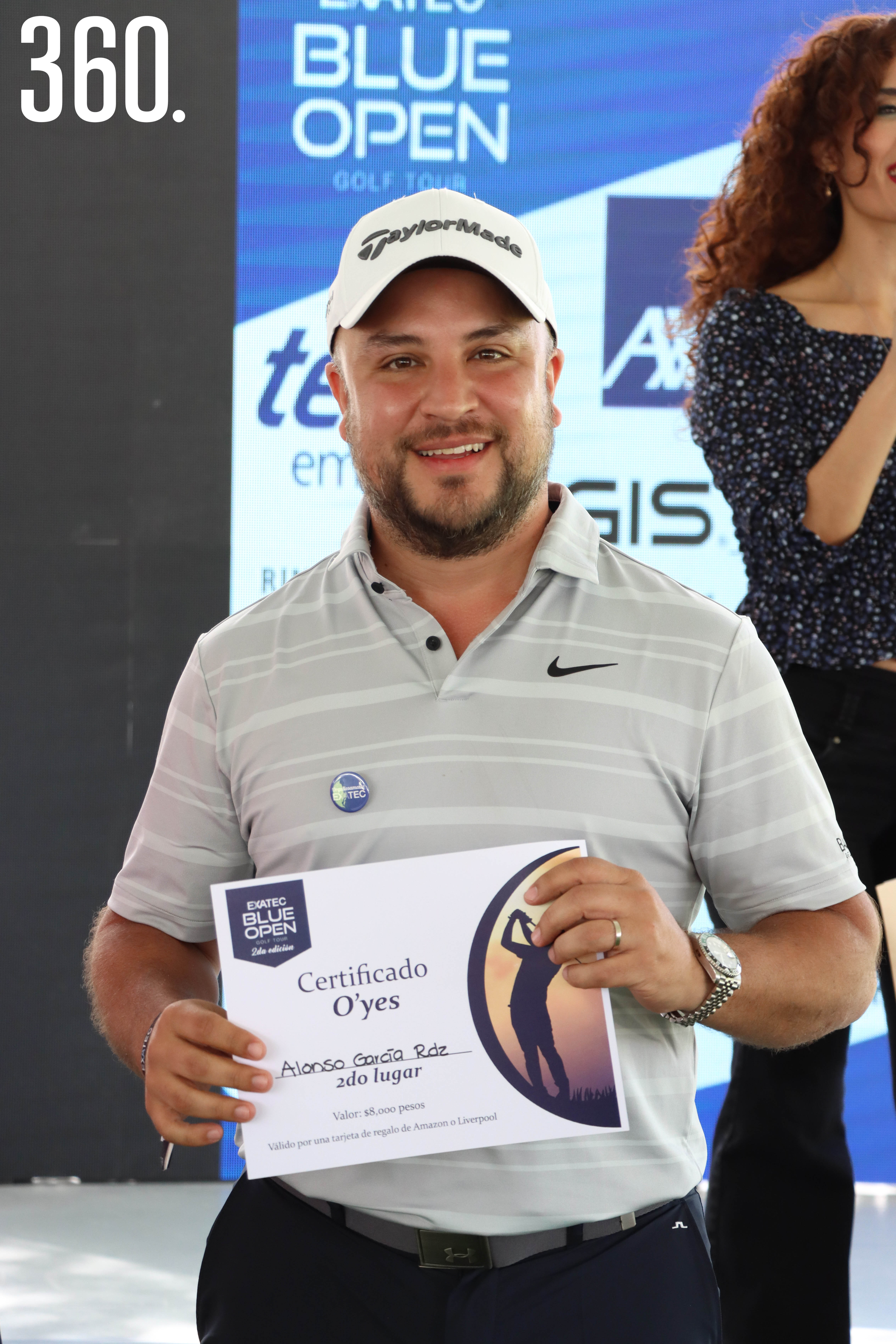 Alonso García, 2ndo lugar en O’Yes del Hoyo 11.