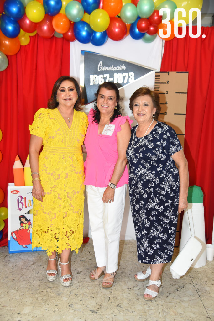 Eloisa López, Paty Rumayor y Socorro Rodríguez.