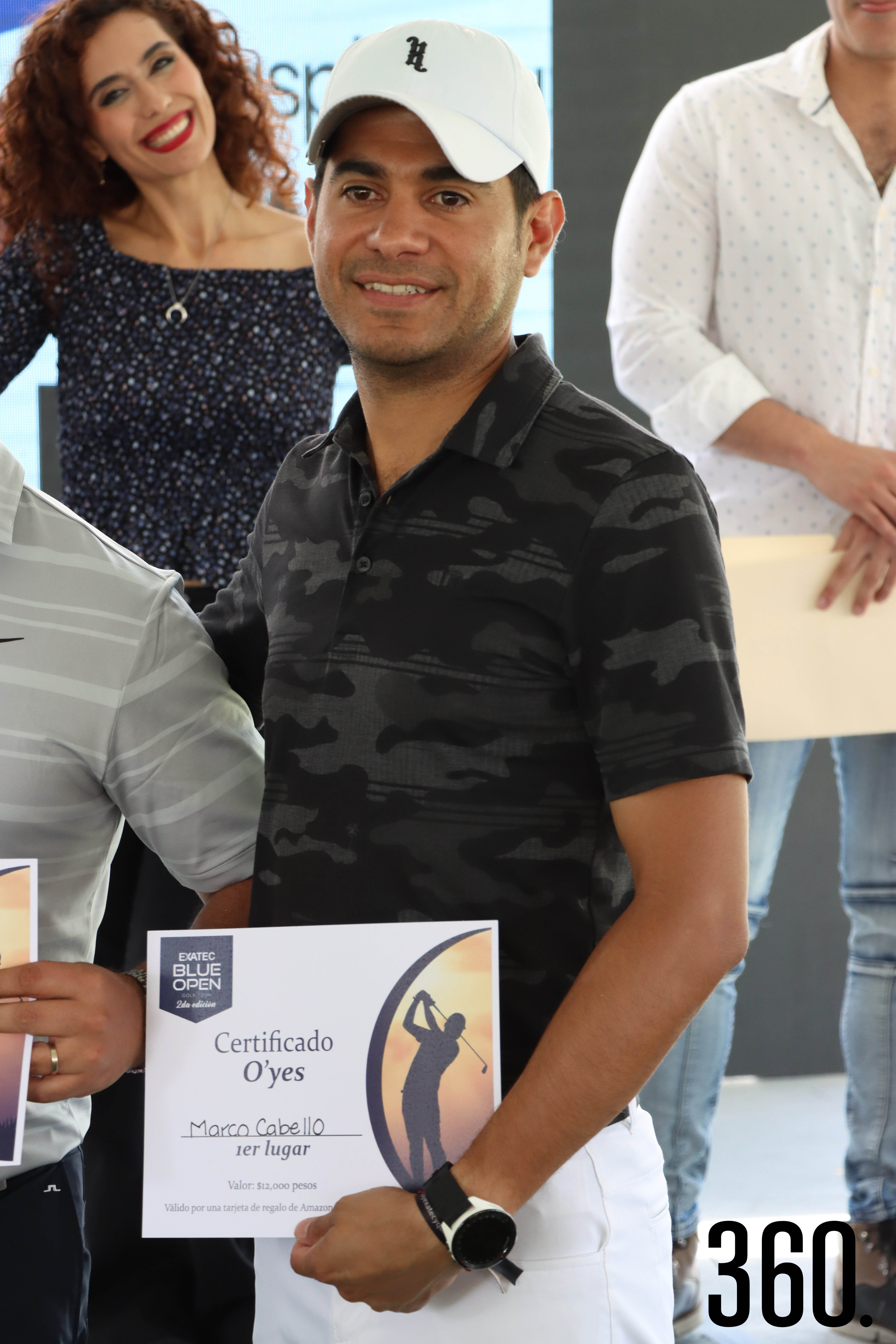 Marco Cabello, 1er lugar en O’Yes del Hoyo 11.