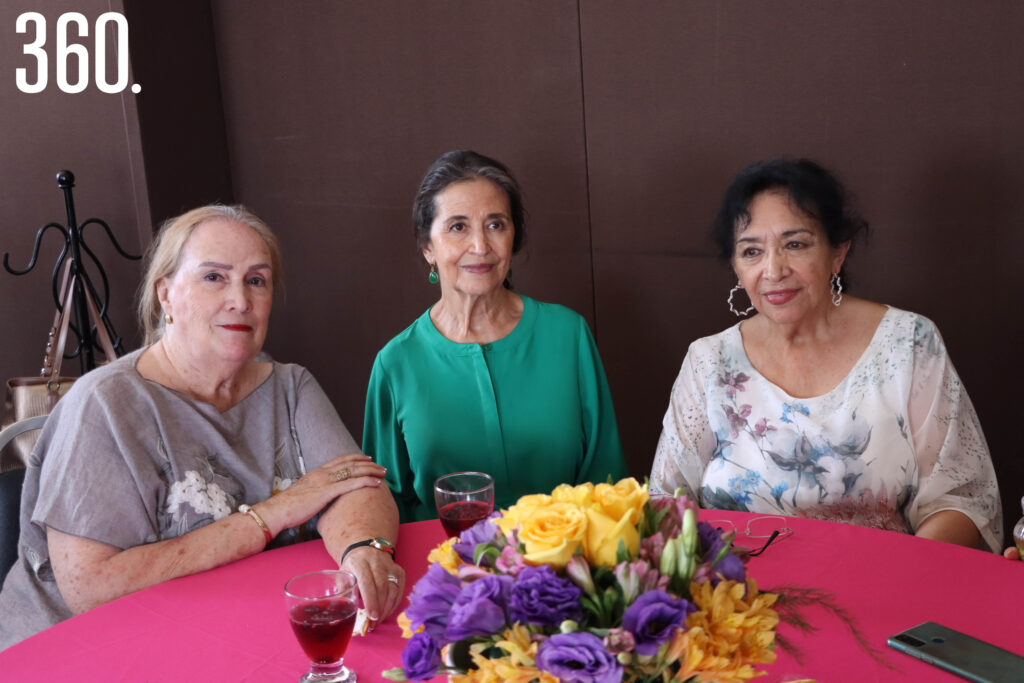 ilvia Morales de Yáñez, Norma Pedroza y Cristina Álvarez de Sánchez.