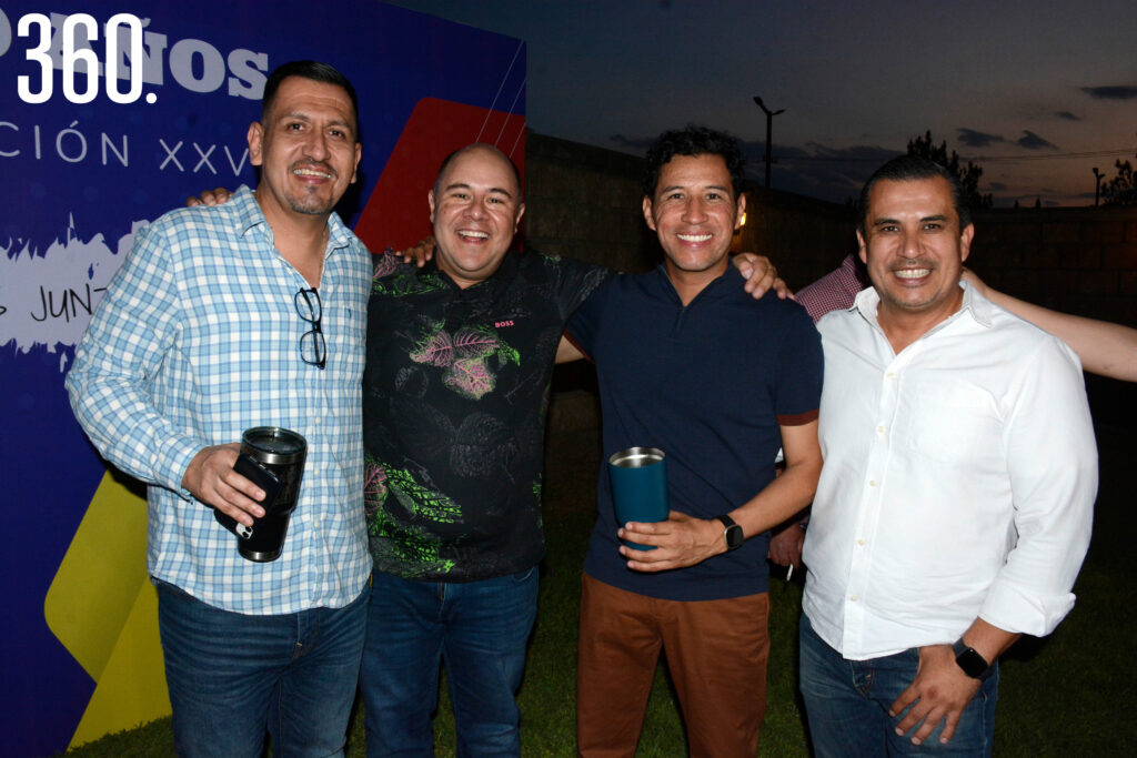 Jesús Vargas, Omar Cazares, Héctor Segovia y Nicolás Sánchez.