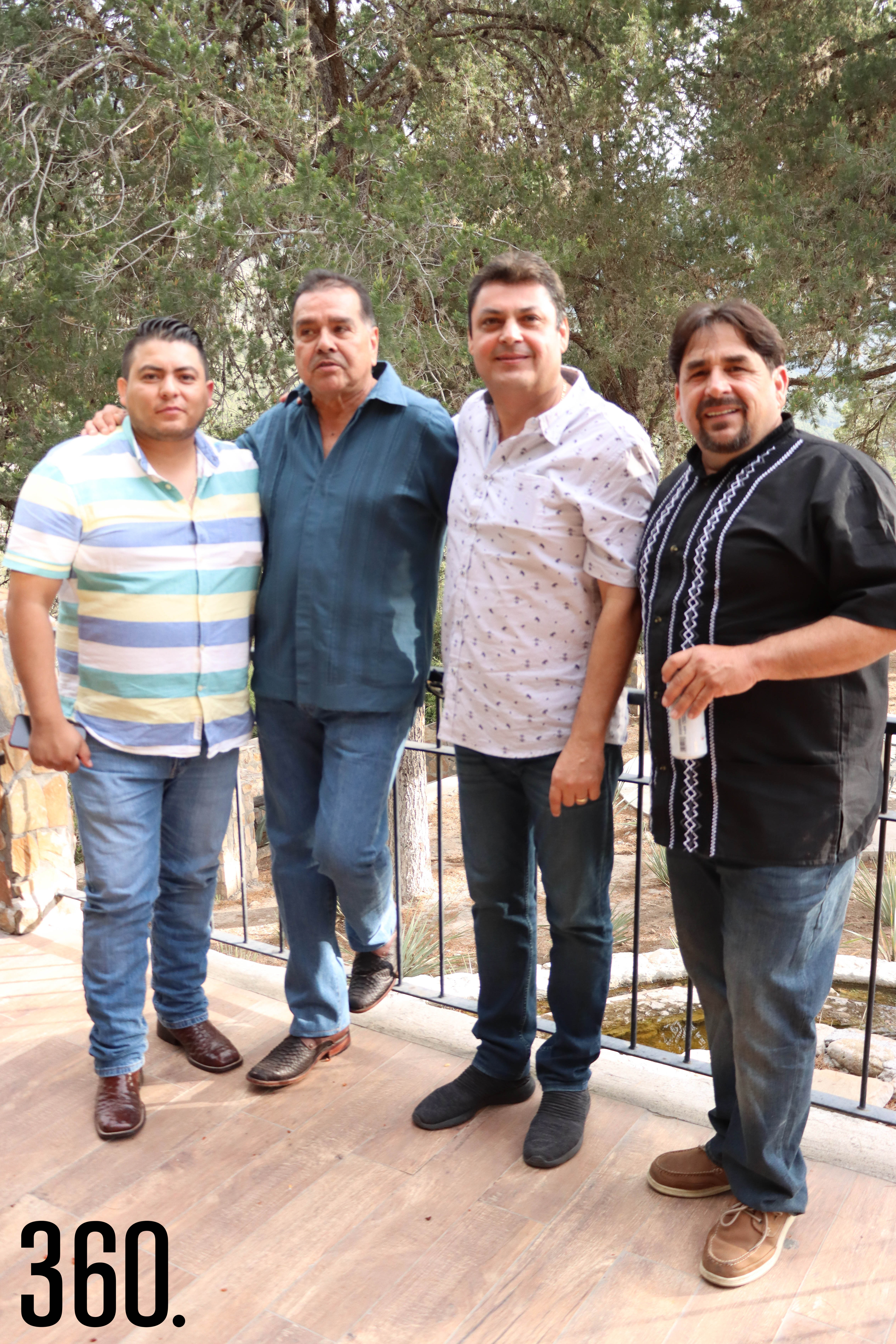 Edwin Romero, Armando Tafoya, Alan Luna y Carlos Rodríguez.