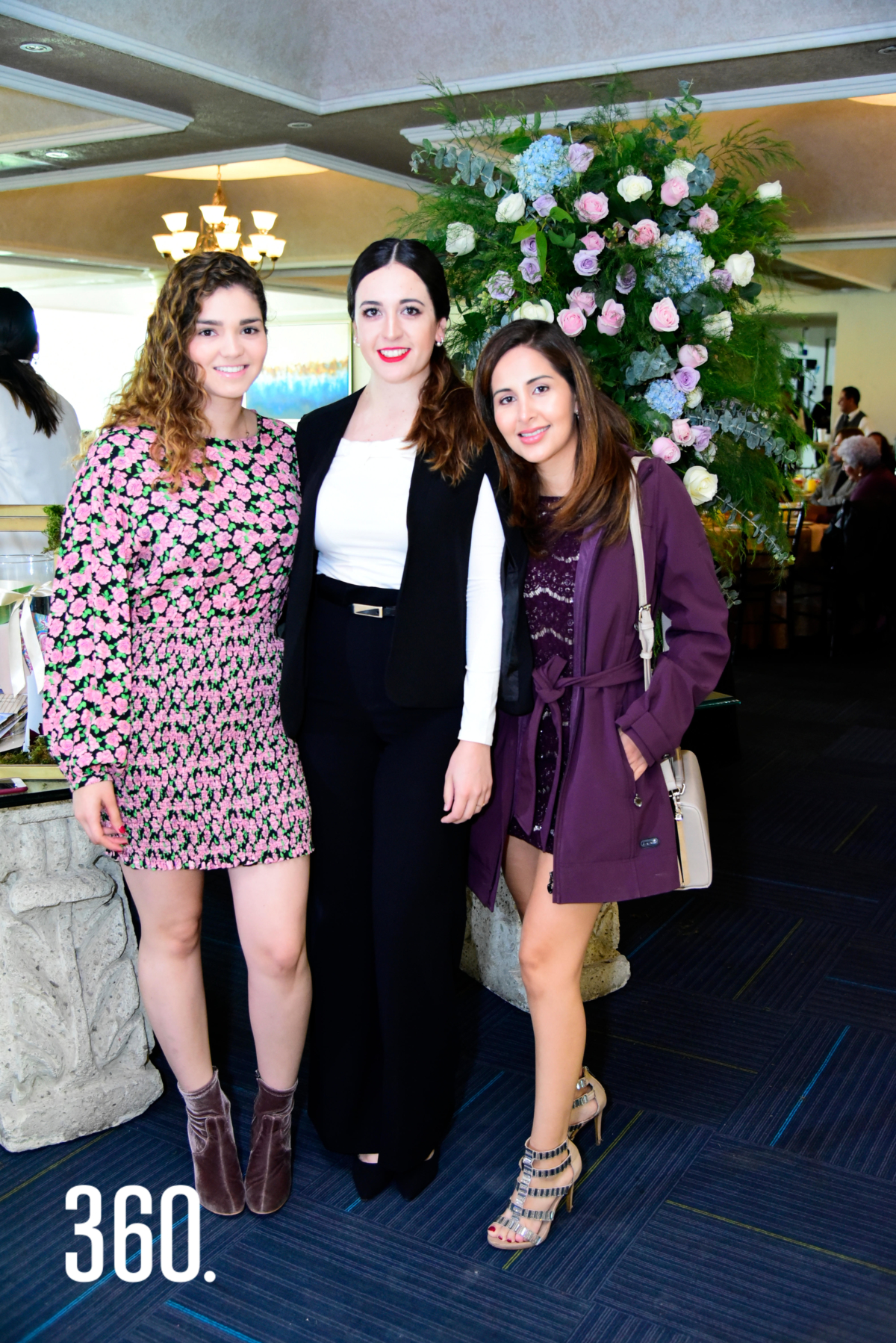 Regina Saracho, Aida González y Melina Saucedo.