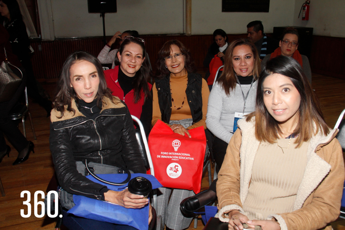 Angélica Rodríguez, Noemí Ortiz, Mary Fuentes, Paloma Garza y Yesenia Pérez.