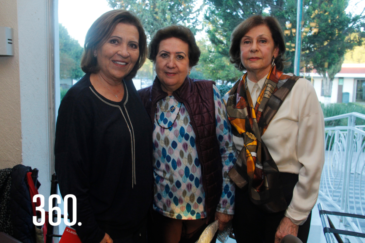 Aida Elena López, Mina Garza y María Esther Salomón.