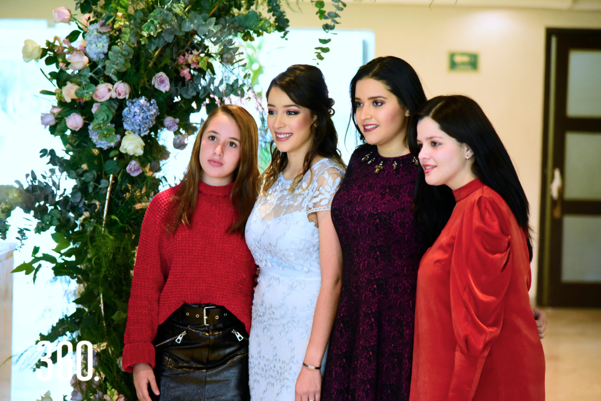 Cordelia Plata, Marcela Bermea, Cristi Pacheco y Claudia Gutiérrez.