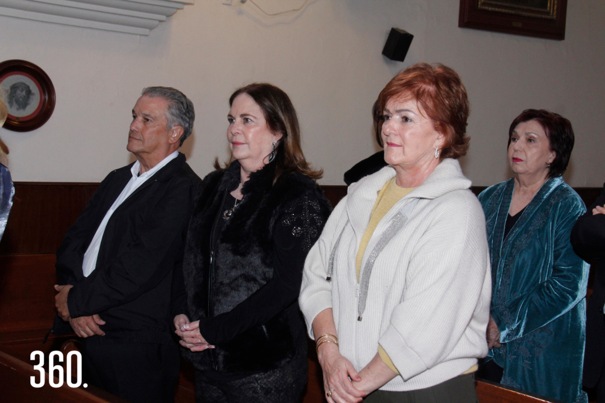 José Luis Cárdenas, María José de Cárdenas y Patricia Villarreal de Cárdenas.