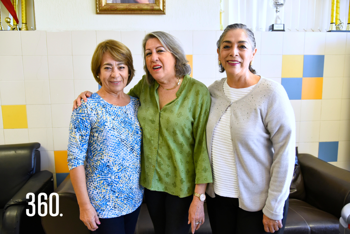 Hilda Aguirre, Blanca Díaz y Laura Hernández.